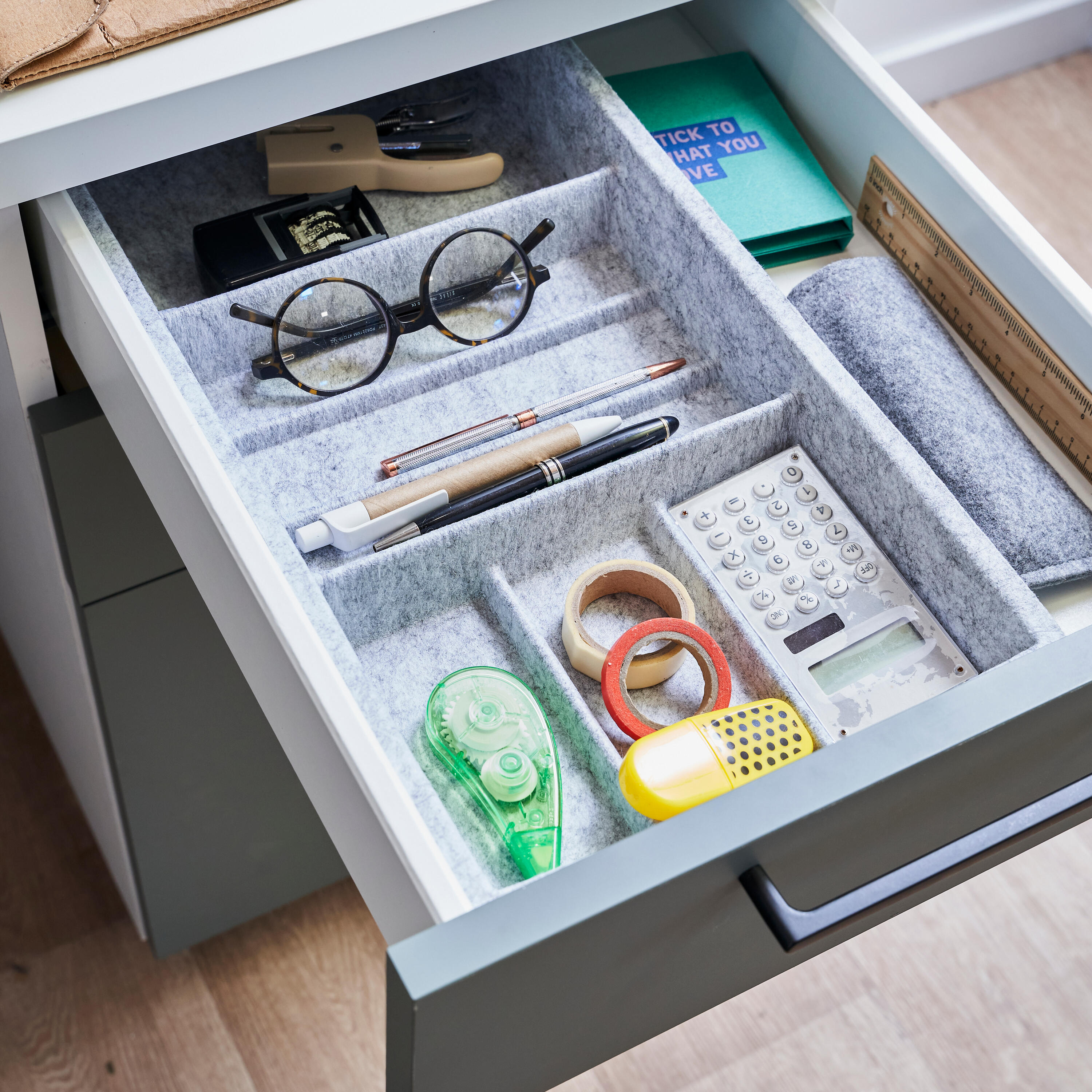 Organiseur SPACEO Evo'M en feutrine taille L - 3