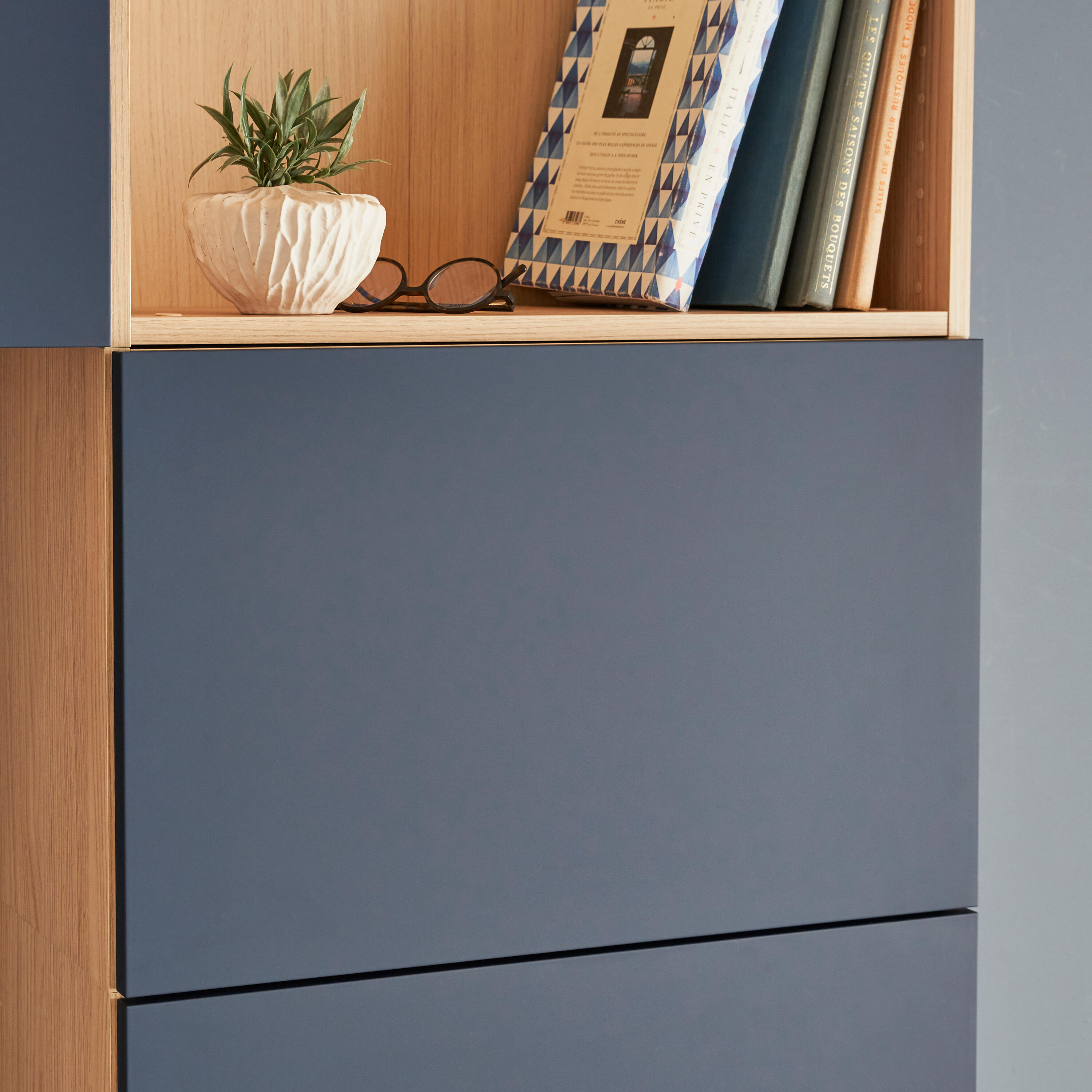 Porte battante SPACEO Evo'M Delhi bleu marine H.38,4 X L.60 cm - 3