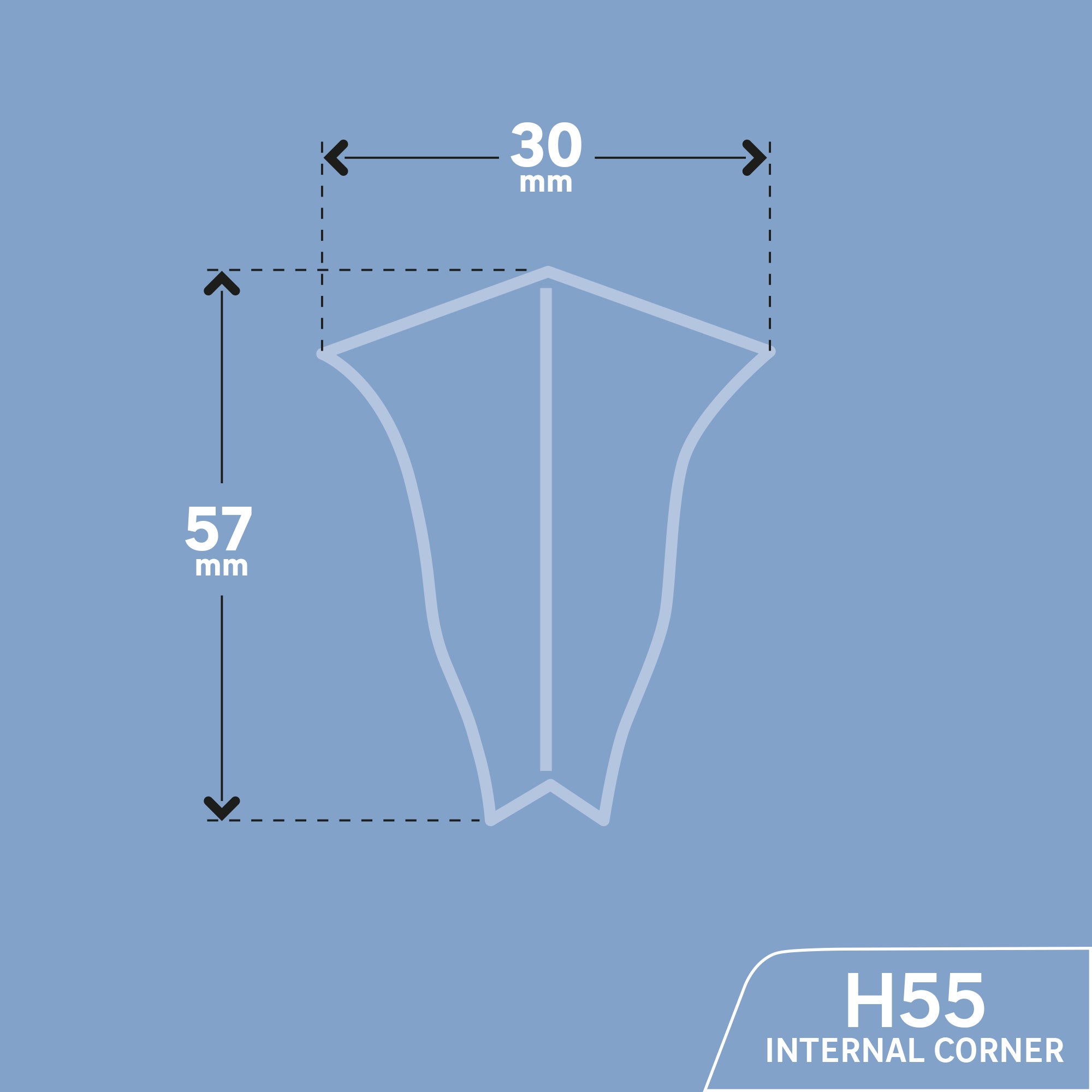 Narożnik wewnętrzny do listwy przypodłogowej PCV Dąb Alaska 55 Artens - 4