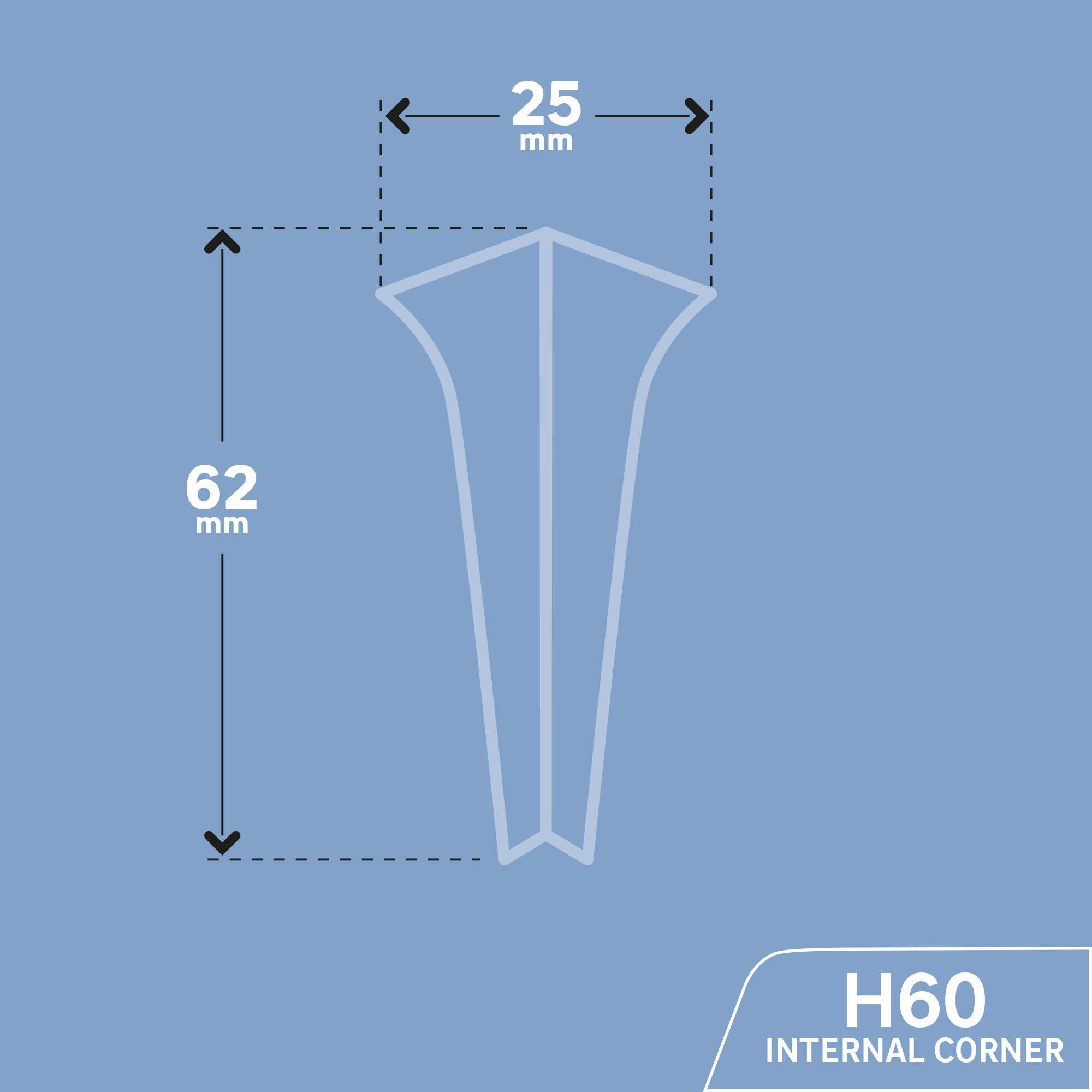 Narożnik wewnętrzny do listwy przypodłogowej PCV Dąb Havanna 55 Artens - 4