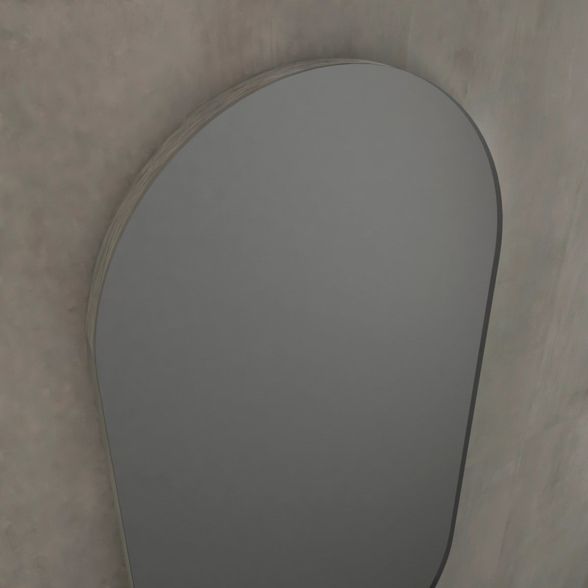 Specchio ovale in pvc acciaio 50 x 100 cm - 3
