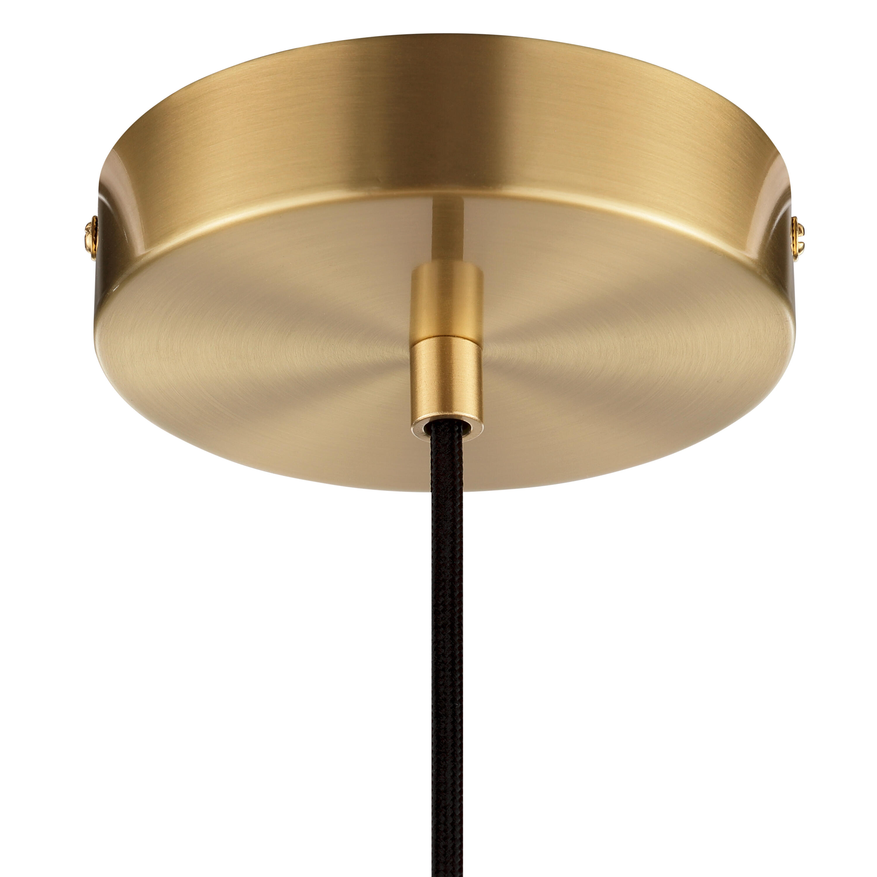 Lampadario Glamour Dipsy ottone paralume rosa E27 Ø14cm INSPIRE - 9