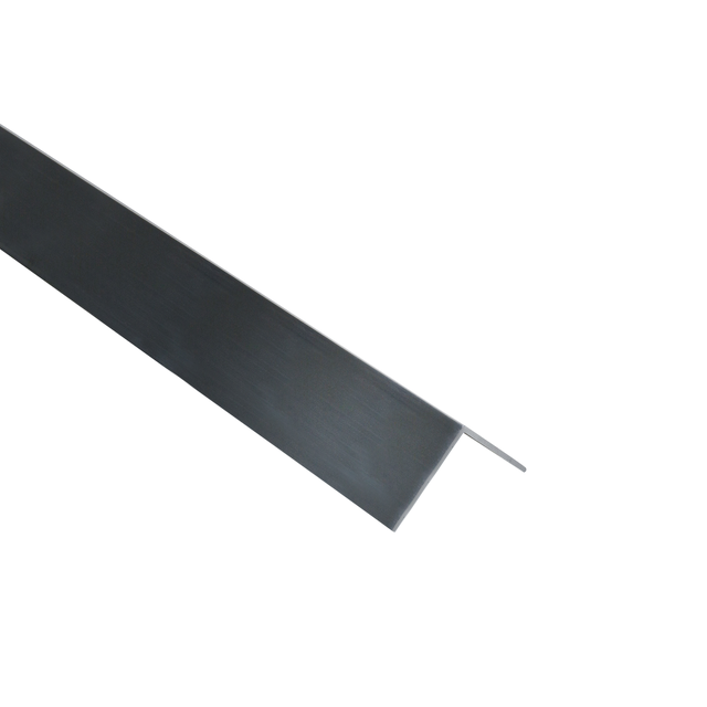 Profilé aluminium brut STANDERS, H.25 x l.25 x Ep.1 mm, L.2.5 m
