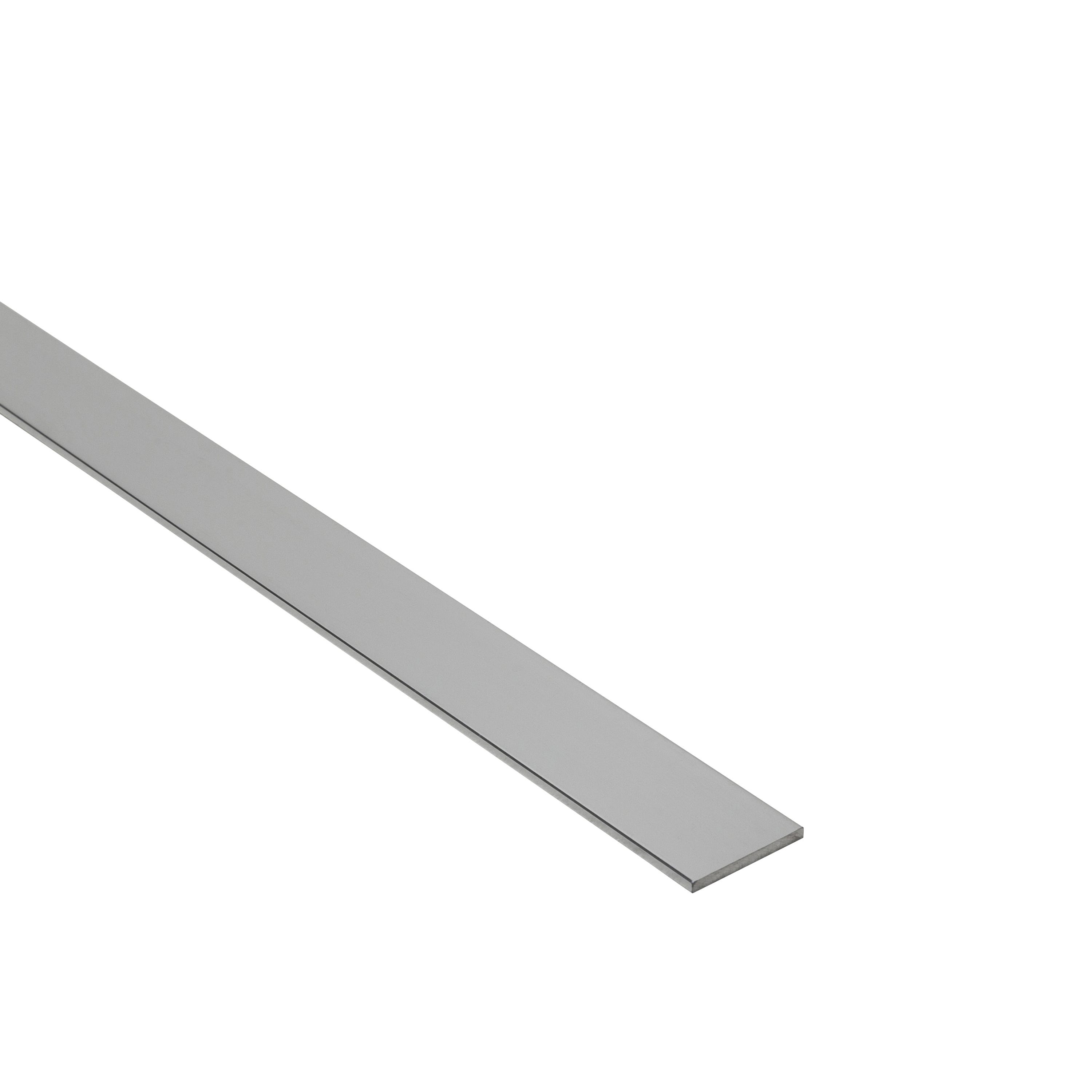 PROFILO In Alluminio Anodizzato TIPO DOPPIA 'U' (MM 16 X 12 X 1 - MT 2 COL. ARGENTO Cf. 10 Pz - Foto 6