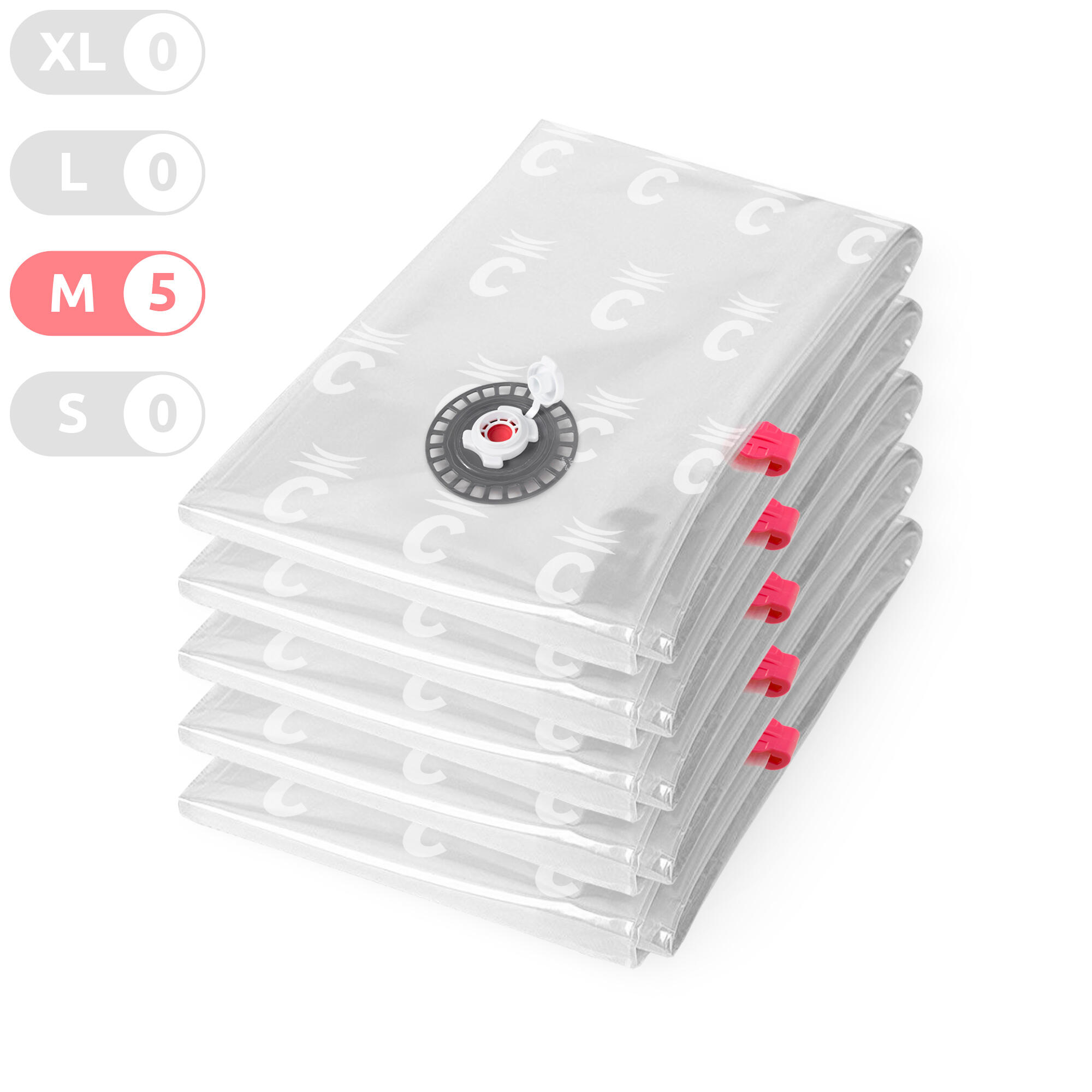 Lot 5 sacs sous vide Aspispace M 90x55cm Compactor - 4