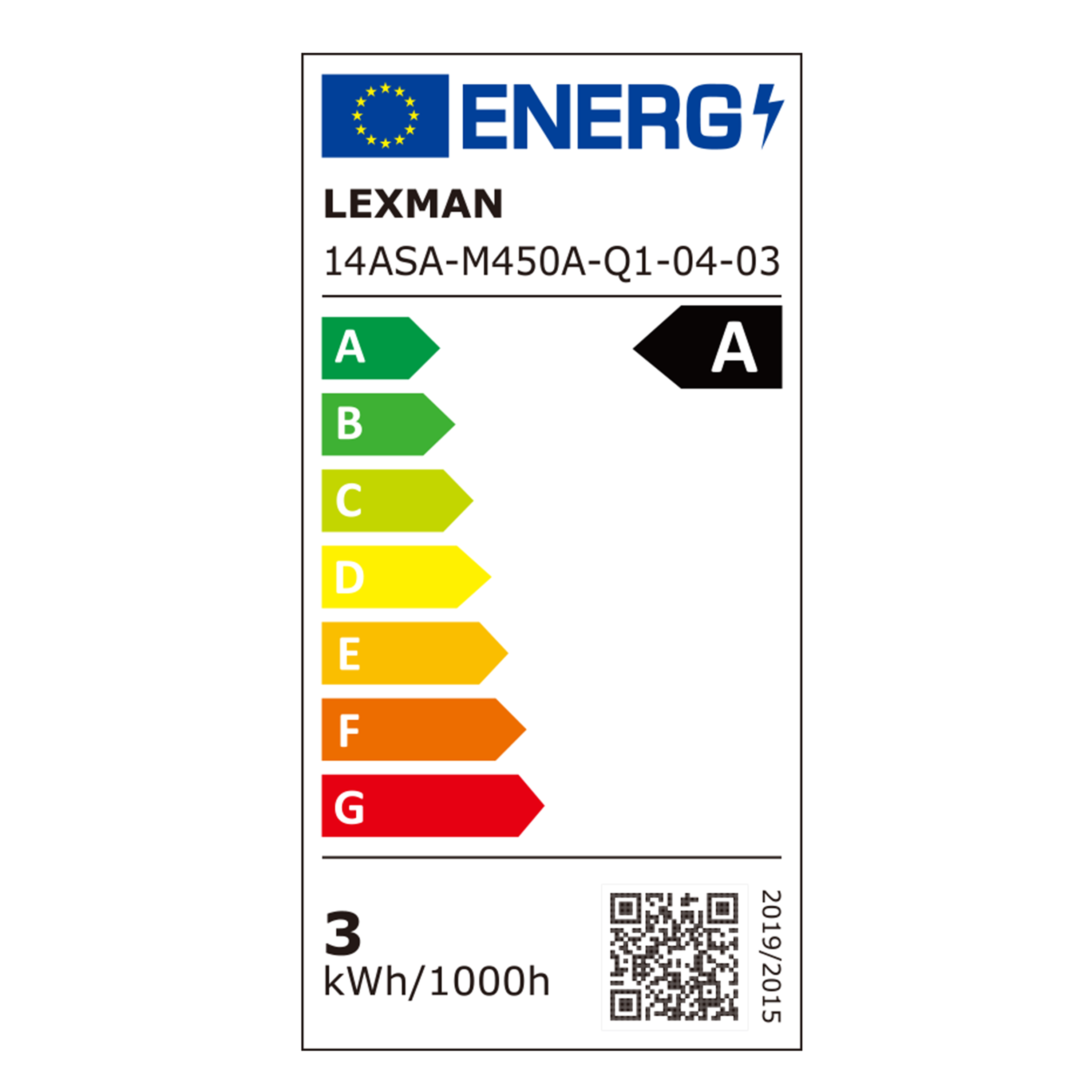 Lot de 3 ampoules led, réflecteur GU10, 450lm = 55W, blanc neutre, LEXMAN - 7