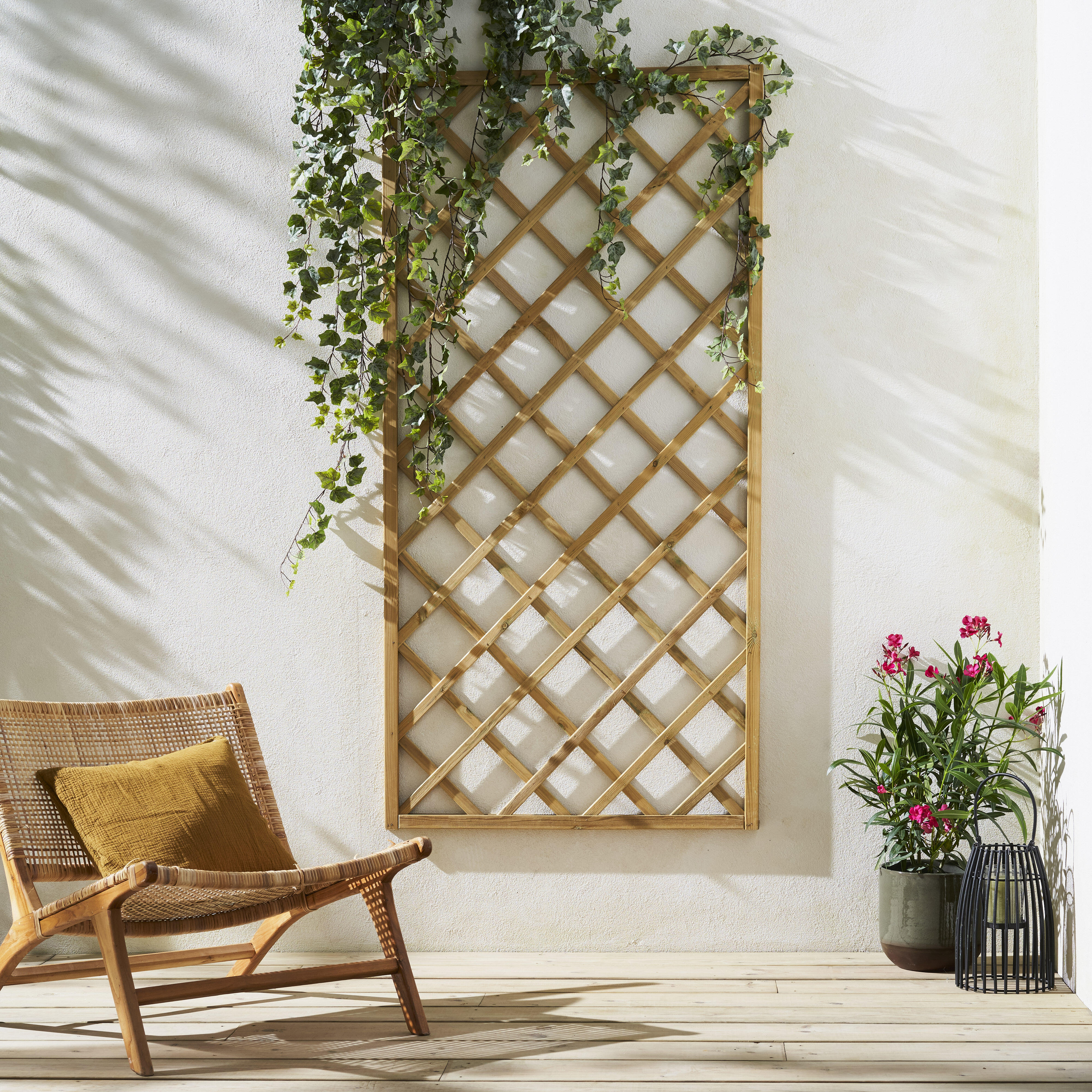 Traliccio per piante rampicanti in legno marrone L 90 X H 180 cm SOPRANO CERLAND - 2