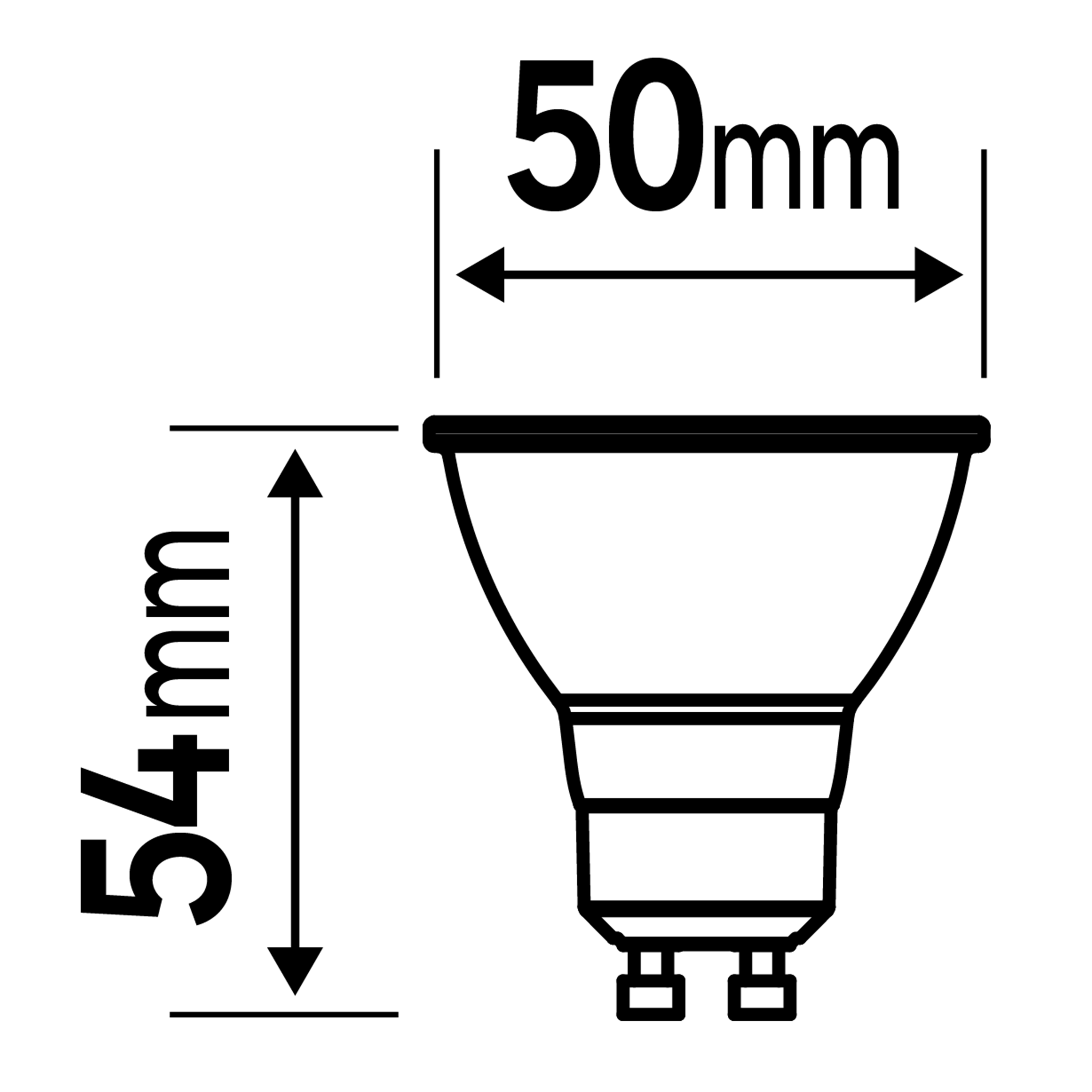 Żarówka LED GU10 2,5 W 450 lm Ciepła biel Lexman - 2