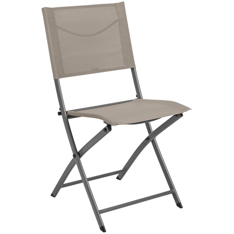 Krzesło ogrodowe Emys składane beżowe Naterial