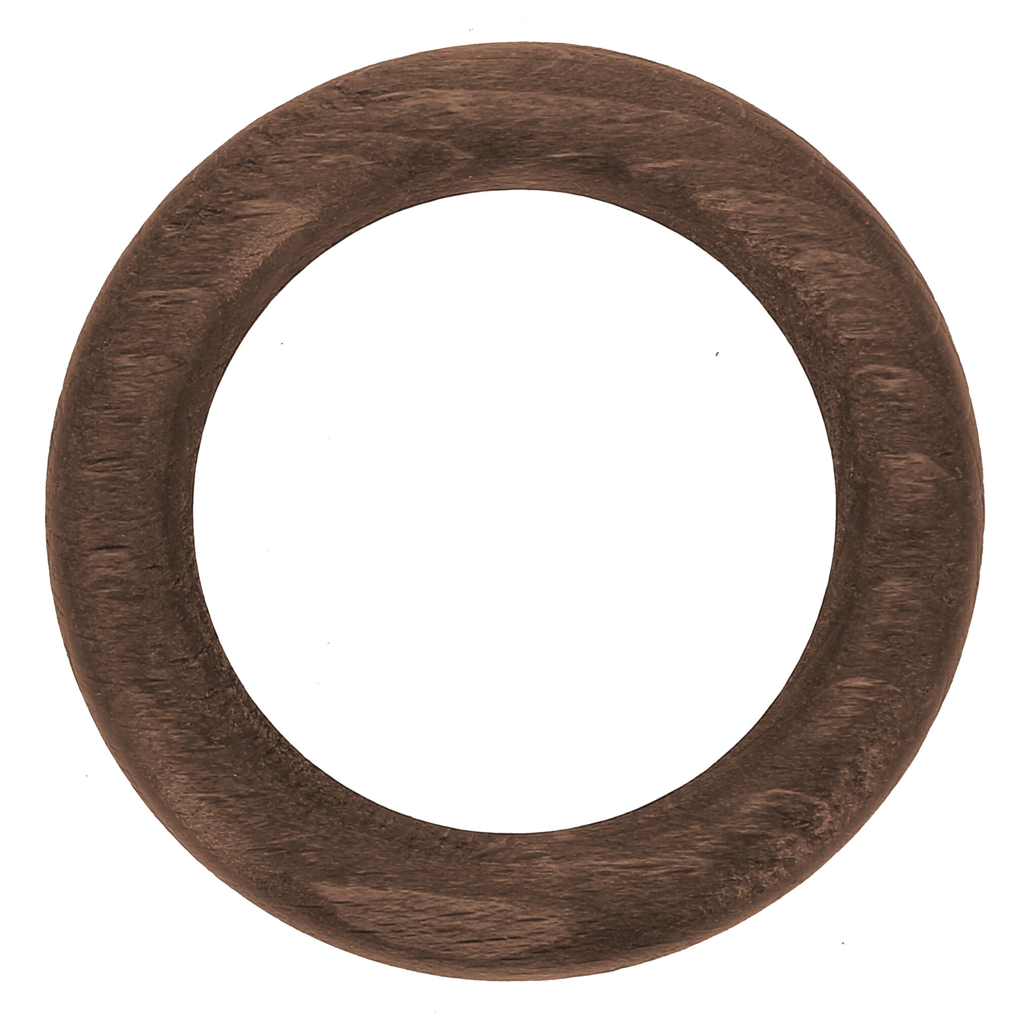Anneaux de rideaux vintage en bois avec clips : supports de rideaux café, 3 po. - 12 pièces - France