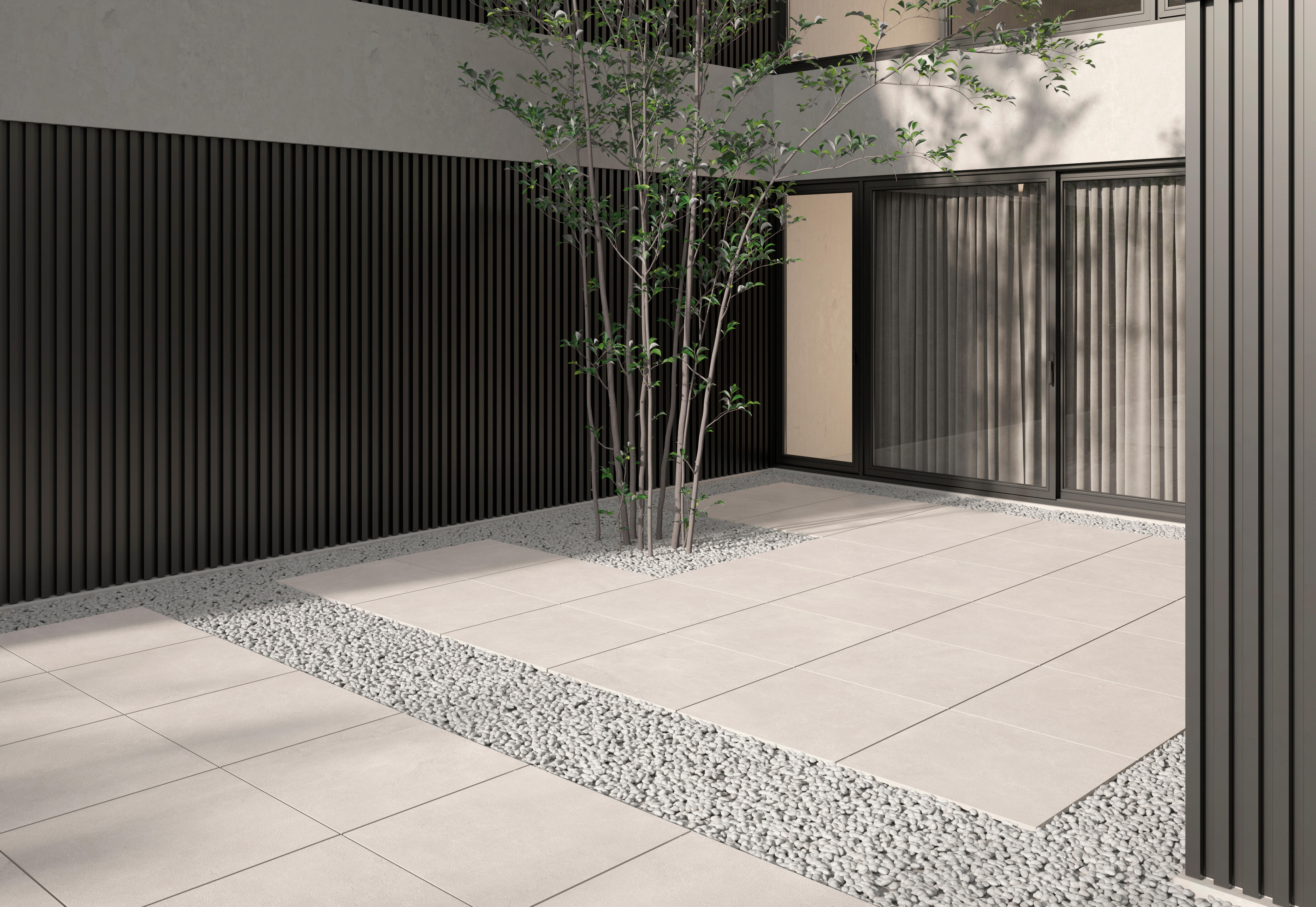 Suelo porcelánico cala efecto piedra sand 90x90 cm c3