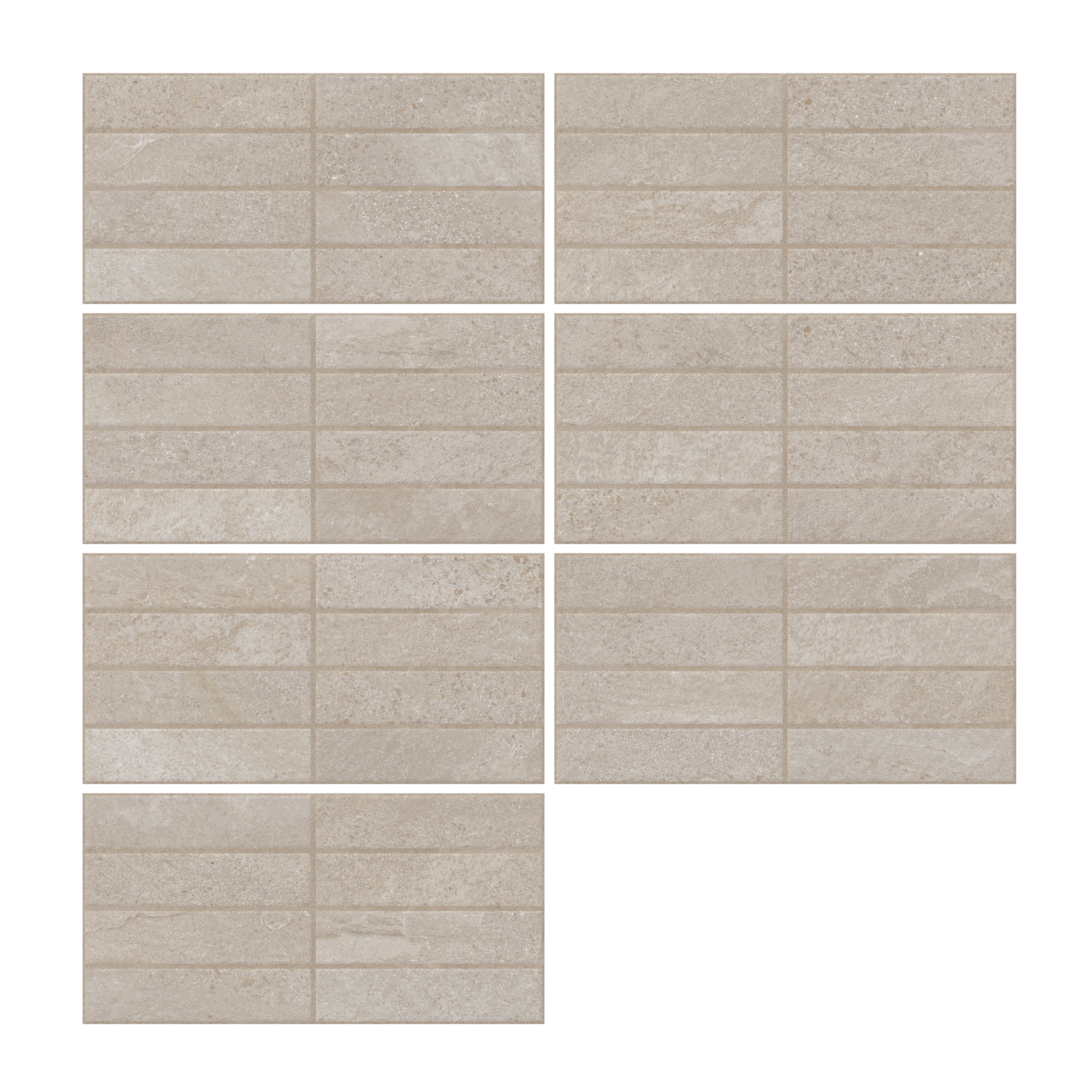 Azulejo porcelánico Ardila efecto piedra natural 60x30 cm - 4