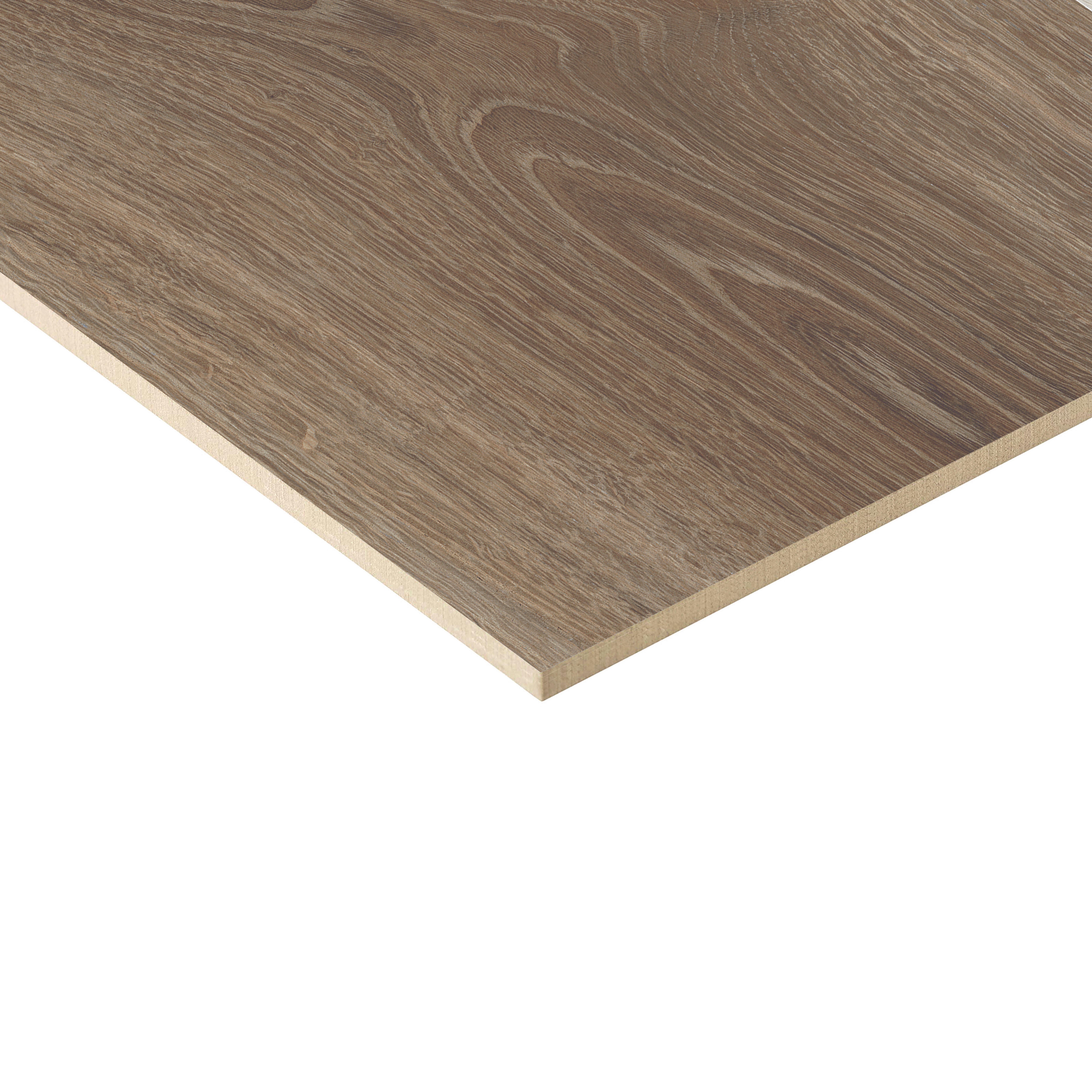 Suelo porcelánico Nivala efecto madera nogal 120x23.3 cm C1 - 2