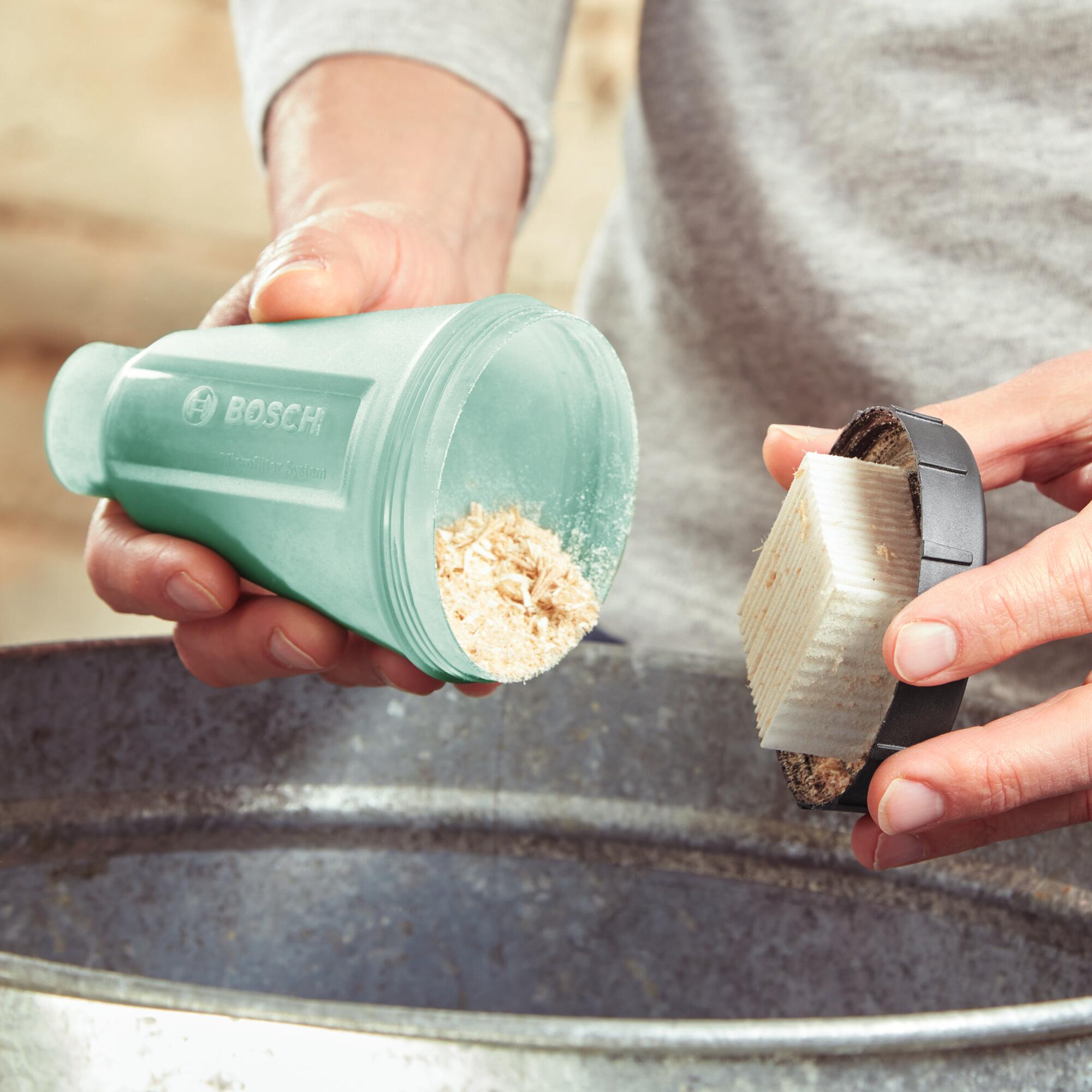 Levigatrice A Delta A Batteria Güde DS 18-0 - 18V Con Scatola Raccolta Polvere - Per Legno, Cartongesso E Superfici Irregolari - Compatta E Leggera - Foto 6