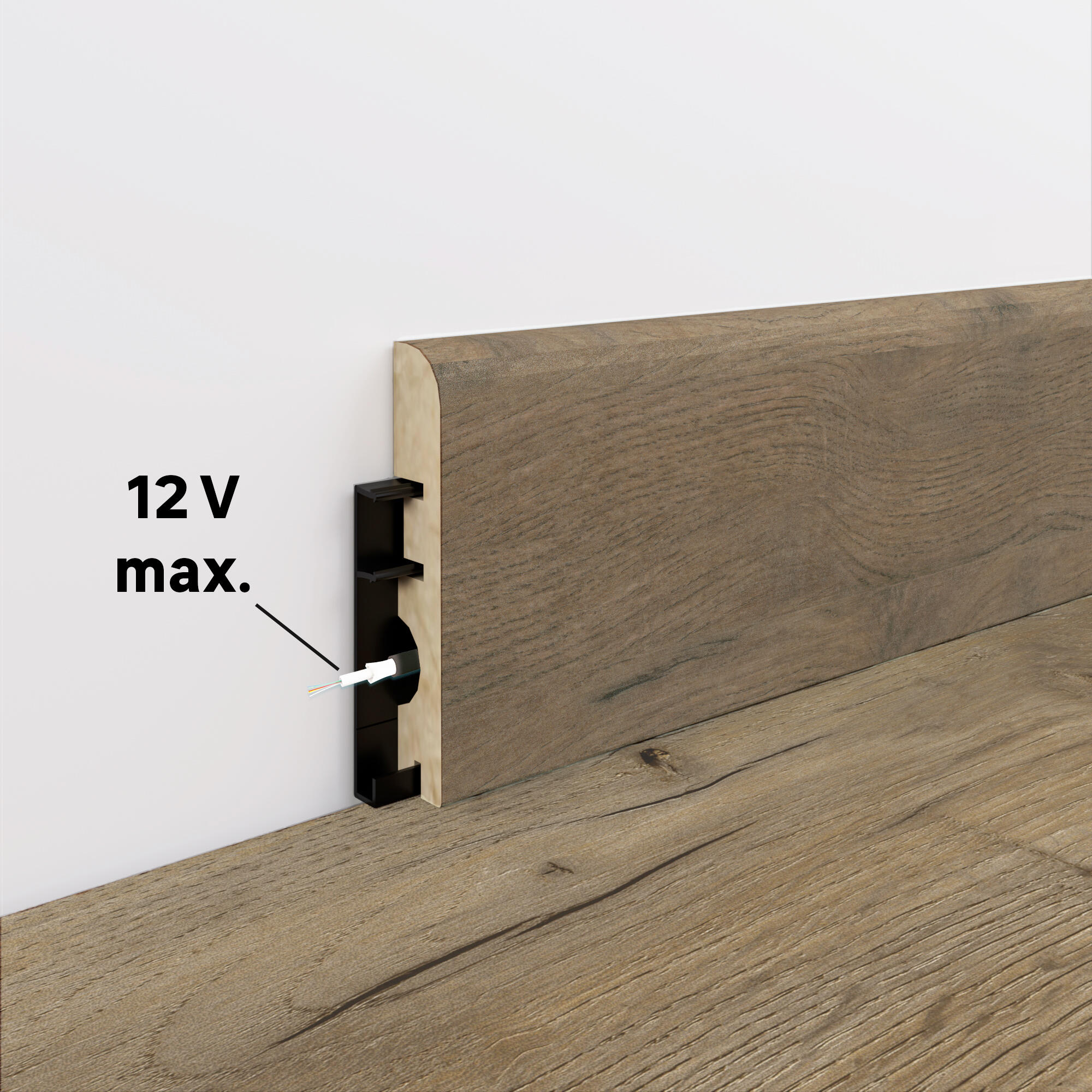 Plinthe mdf, décor orebro, H. 7.8, Ep.14 mm ARTENS - 3