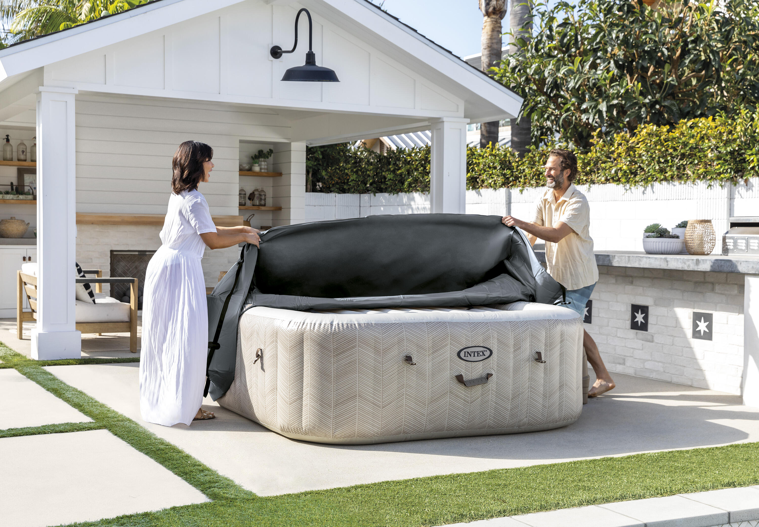 Couverture thermique PURE SPA, carrée 6 places - 2