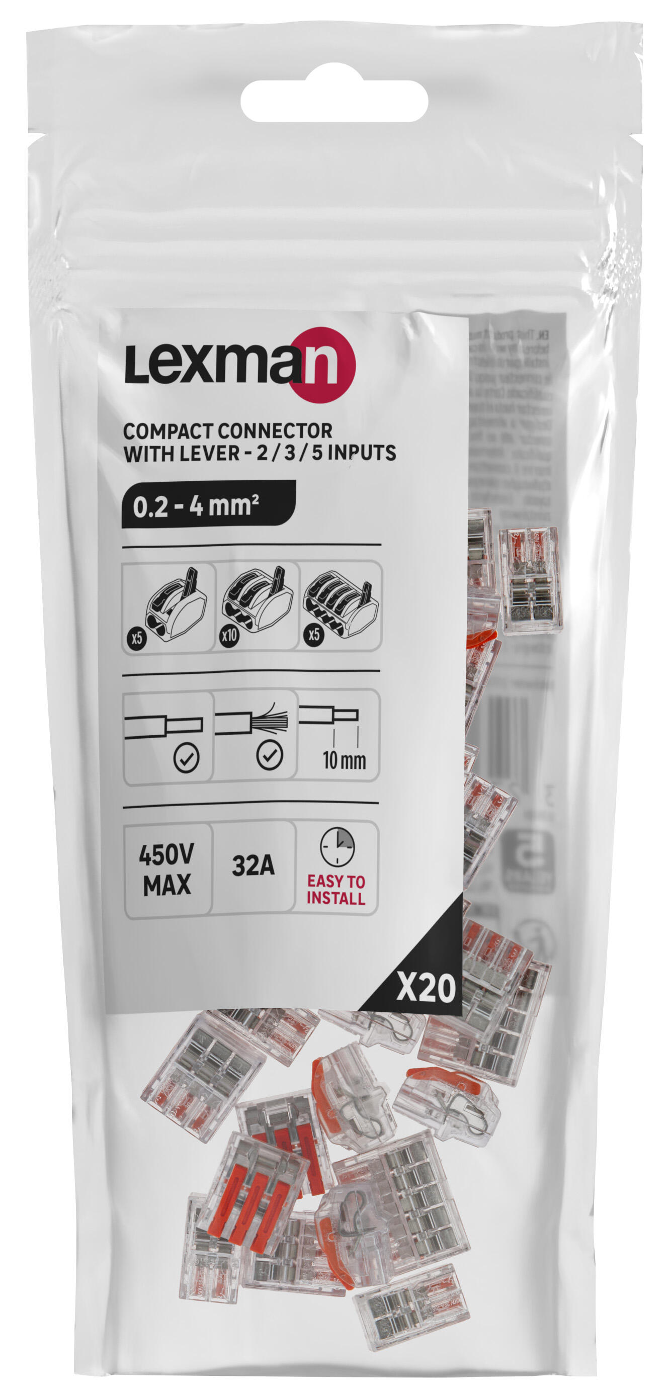 Assortiment de 20 minibornes à levier LEXMAN - 3