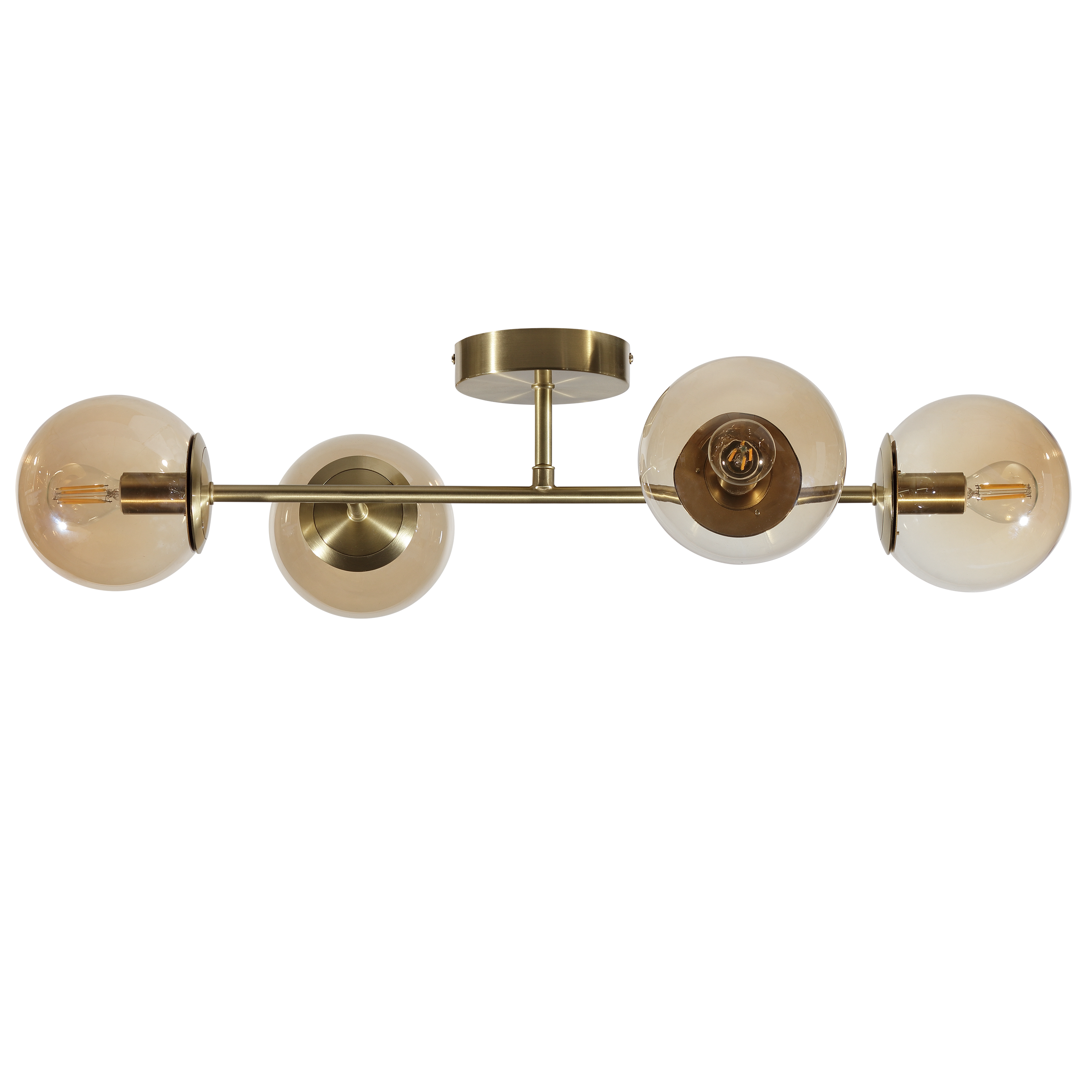 Lampa wisząca Callas bursztyn 4 x E14 Inspire - 2