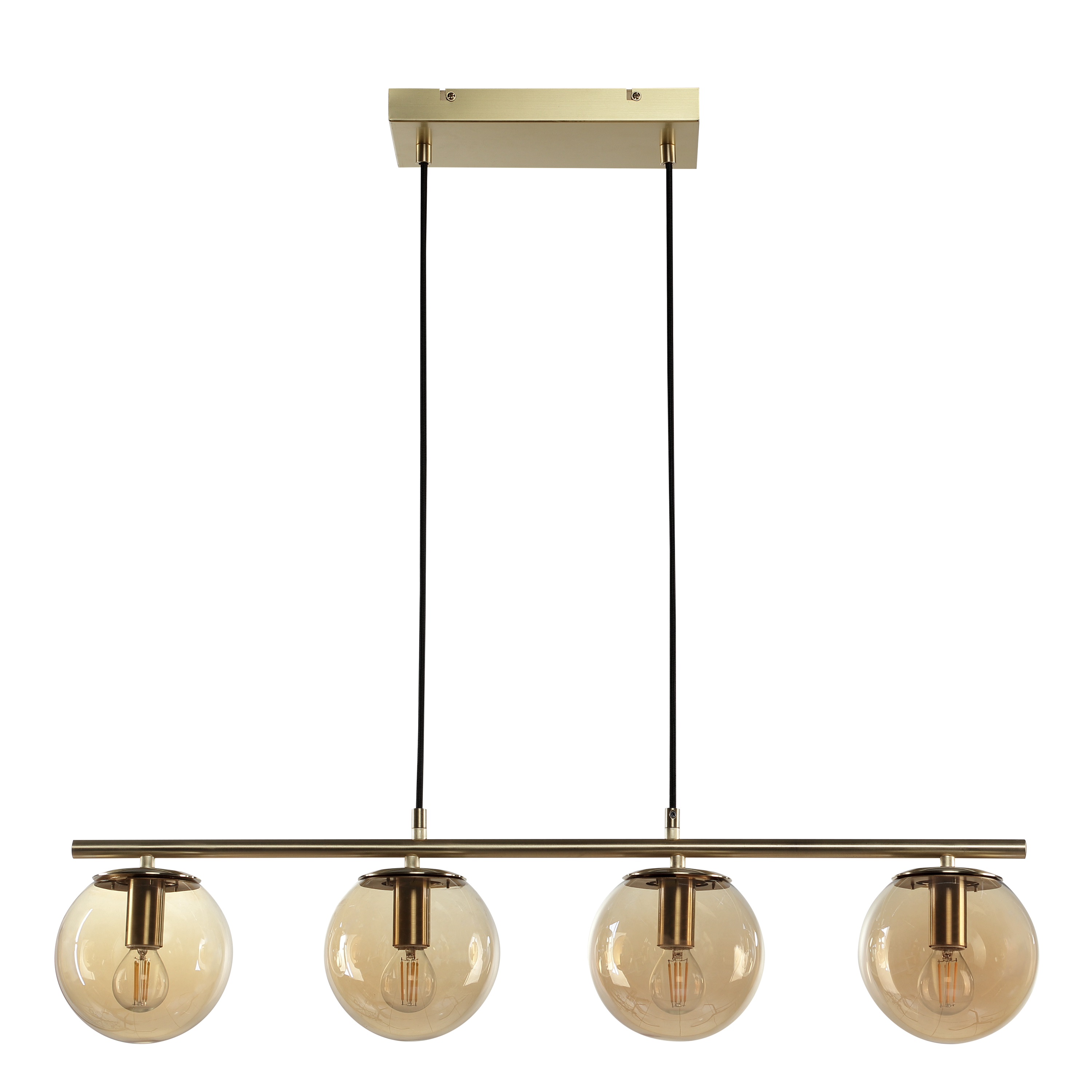 Lampa wisząca Callas bursztyn 4 x E14 Inspire - 2