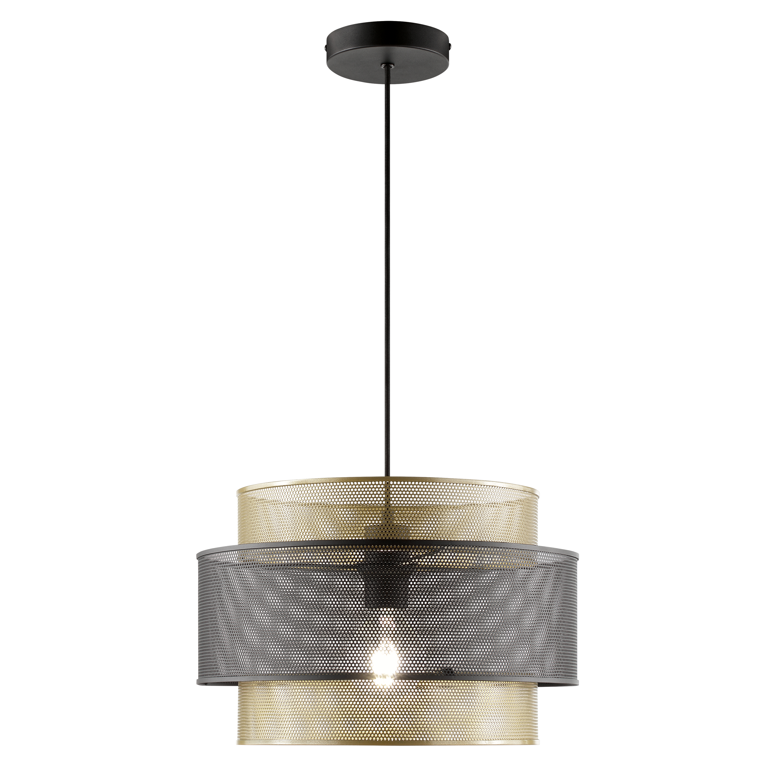 Lampa wisząca Cilaos czarna E27 Inspire - 12