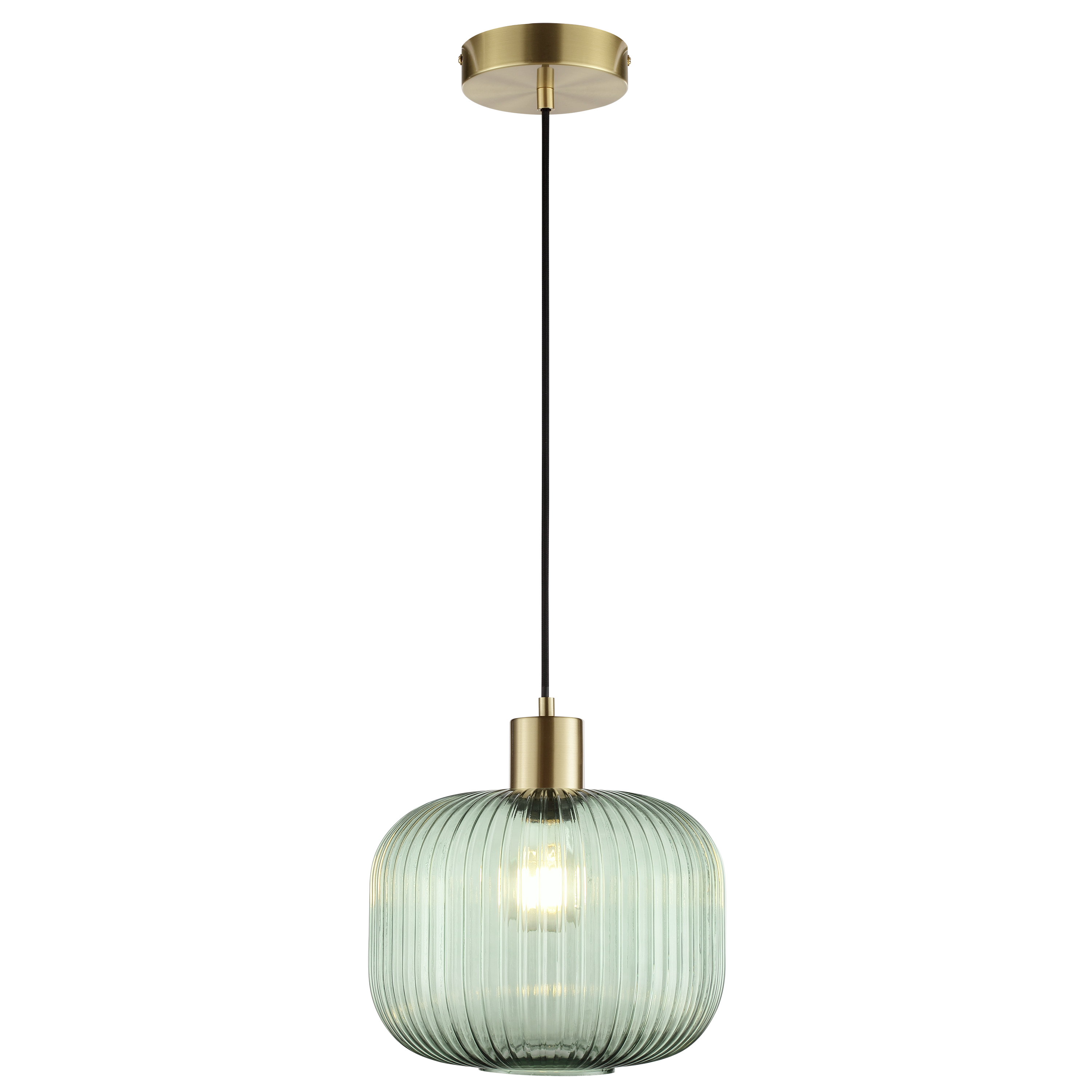 Lampa wisząca Dipsy zielona E27 Inspire - 15