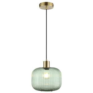 Ledkia Lampada a Sospensione Metallo e Vetro Lautrec Dorato | Leroy Merlin