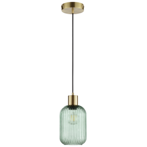 Suspension Dipsy, verre, vert, Diam.14 cm INSPIRE, E27