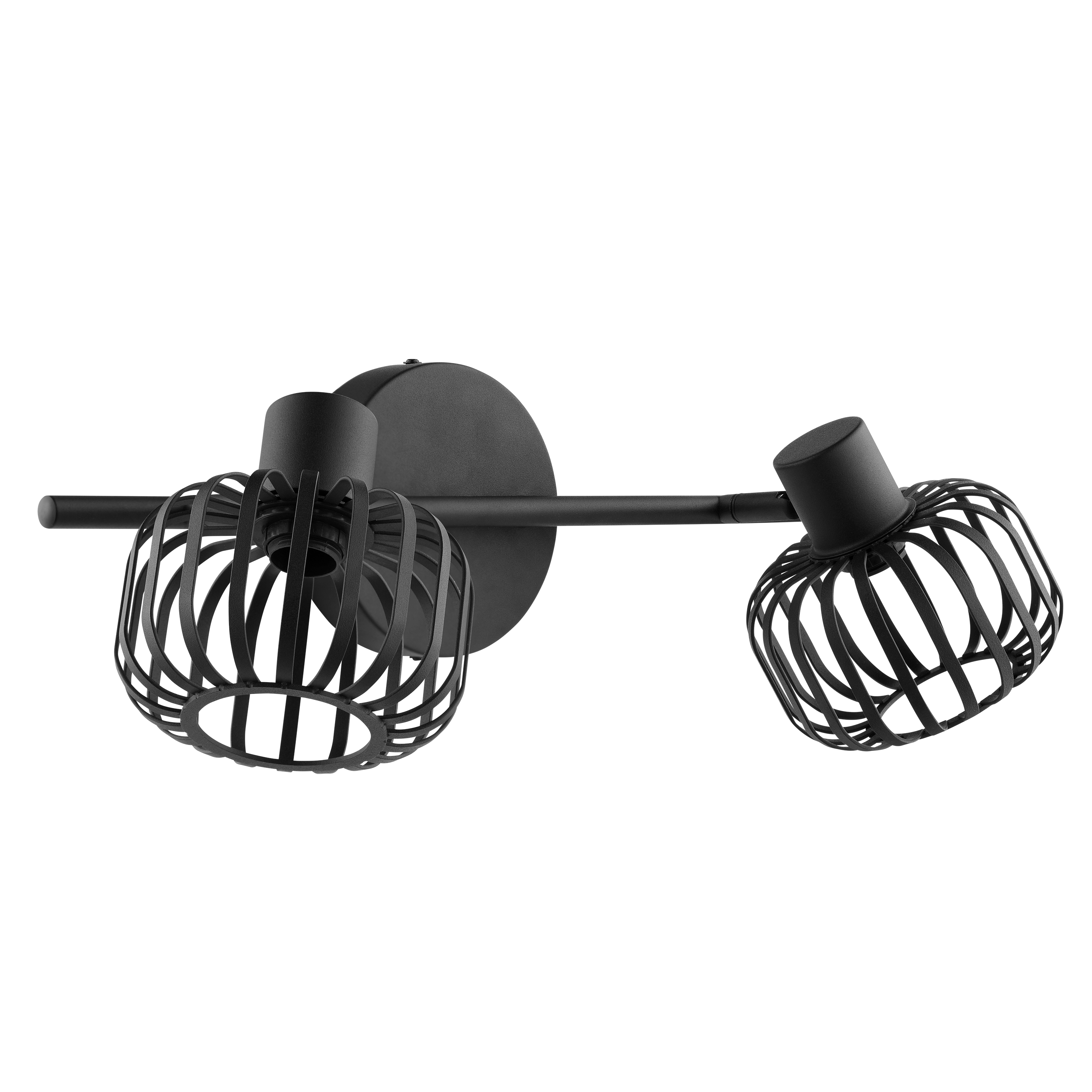 Rampe de 2 spots Pecan, noir, E14, INSPIRE - 5