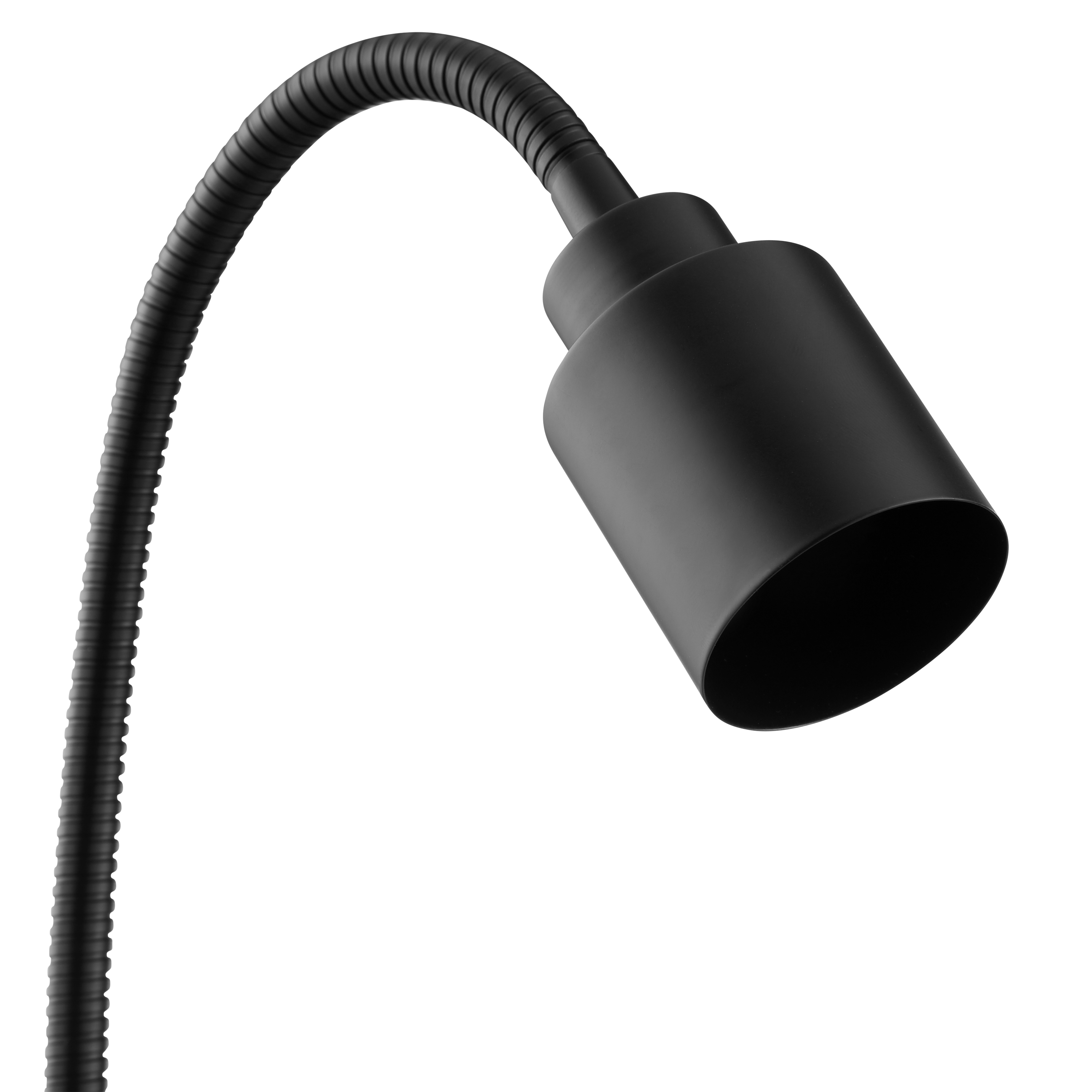 Flexo para escritorio compatible con casquillo GU10 Tekla INSPIRE con estructura acero negro de pinza alimentación a red - 6