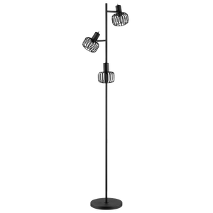 Lampadaire Pecan metal, acier, noir,  H.160.8 cm INSPIRE, E14