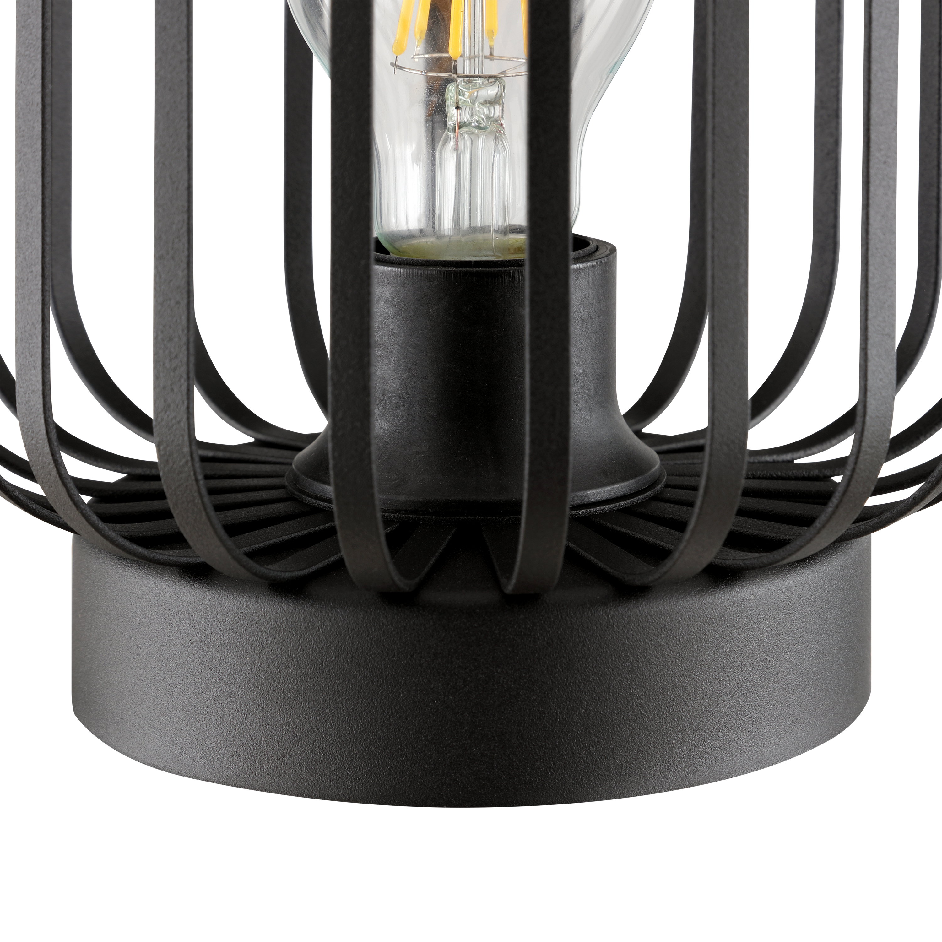 Lampe Pecan metal, pvc, noir, H.18.1 cm INSPIRE, E27 - 7