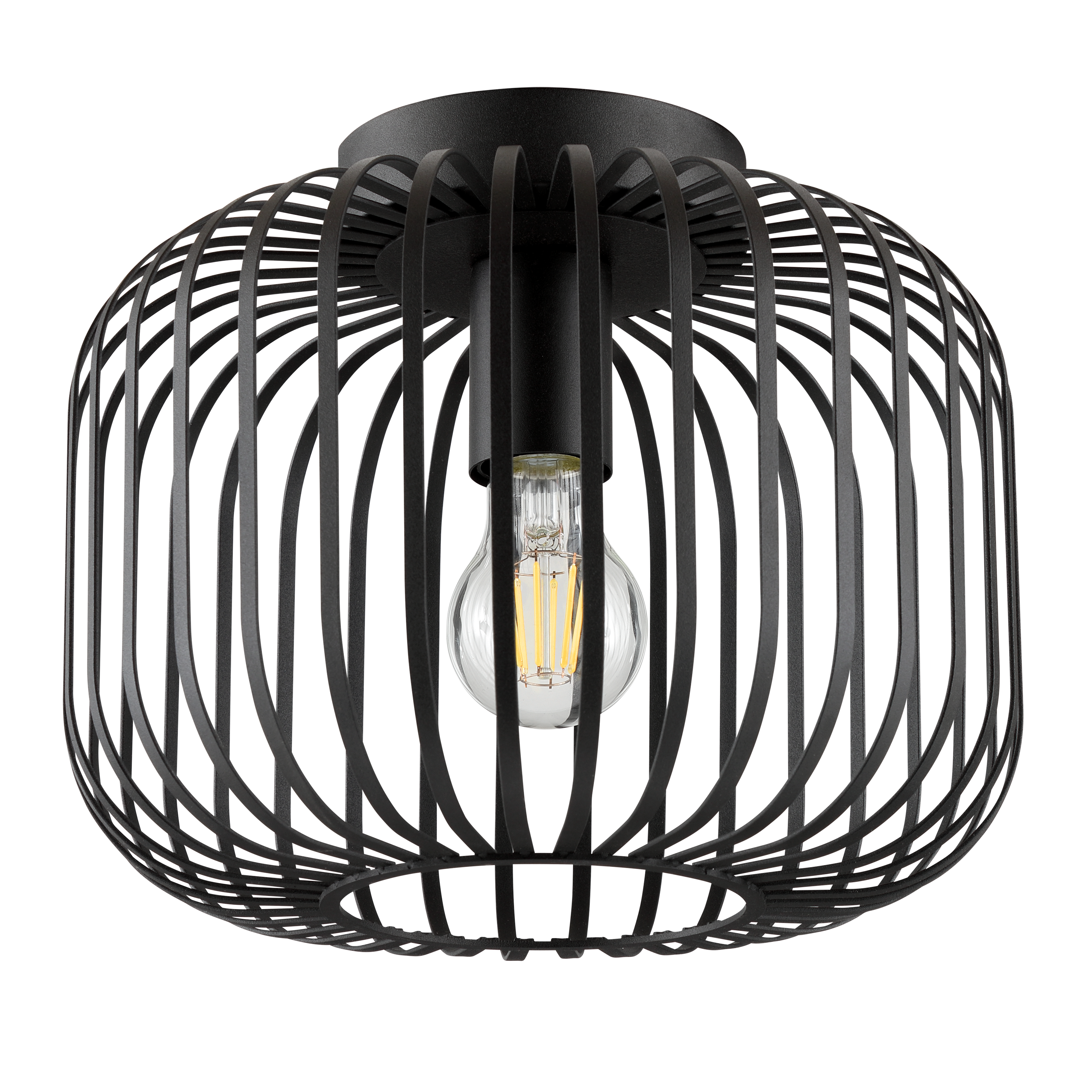 Lampa wisząca Pecan czarna E27 Inspire - 2