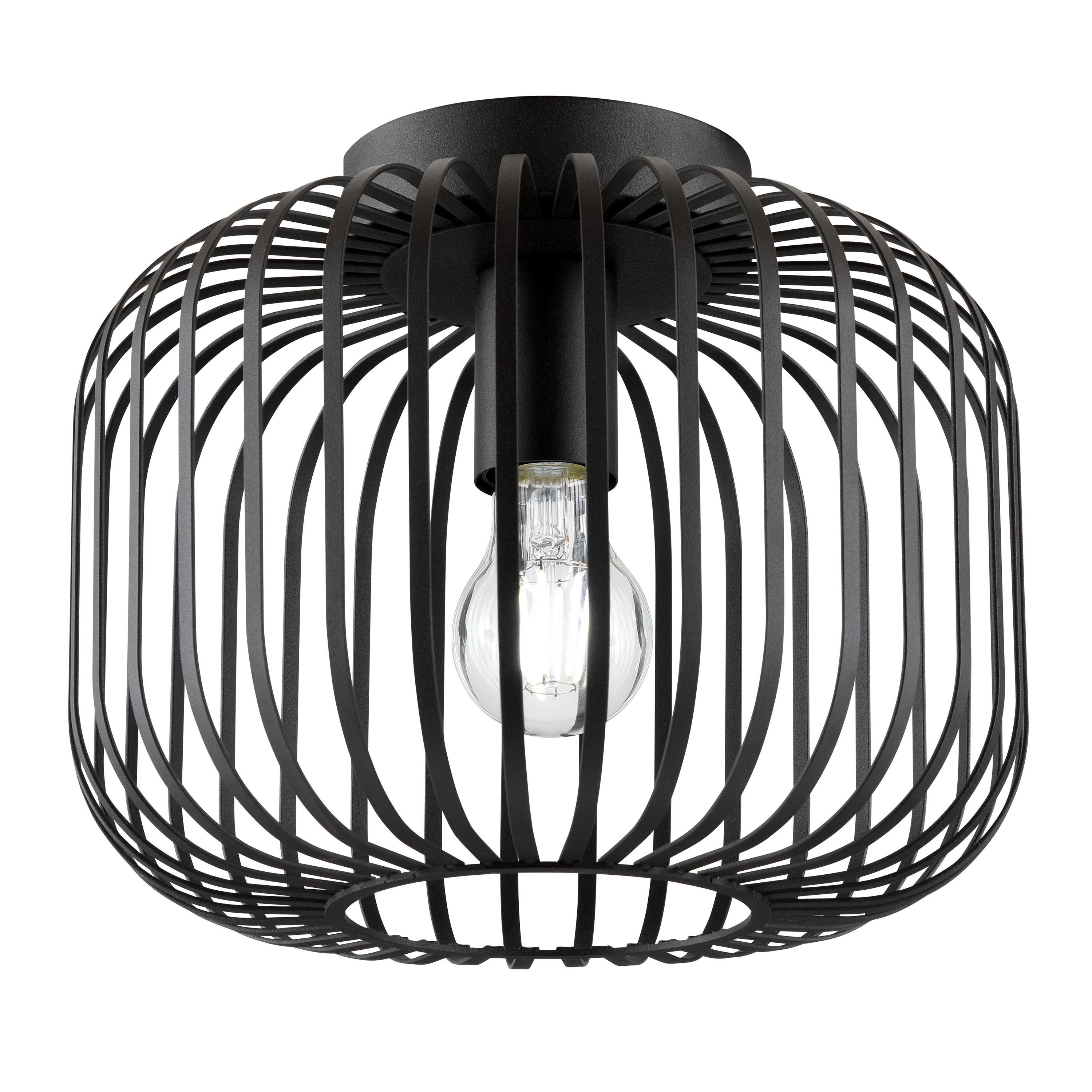 Lampa wisząca Pecan czarna E27 Inspire - 9