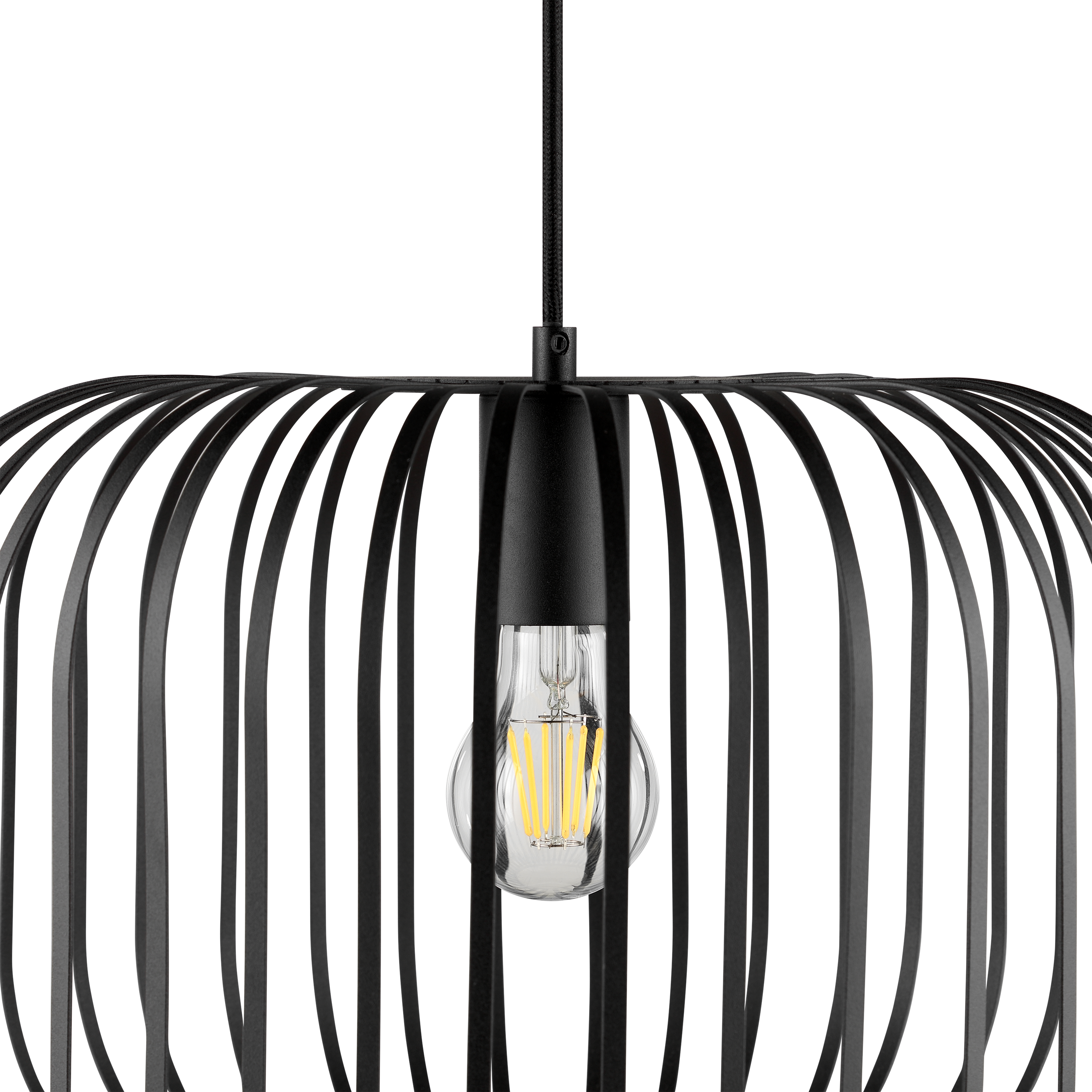 Lampa wisząca Pecan czarna E27 Inspire - 15