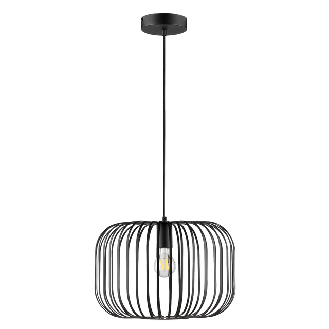 Lampa wisząca Pecan czarna E27 Inspire