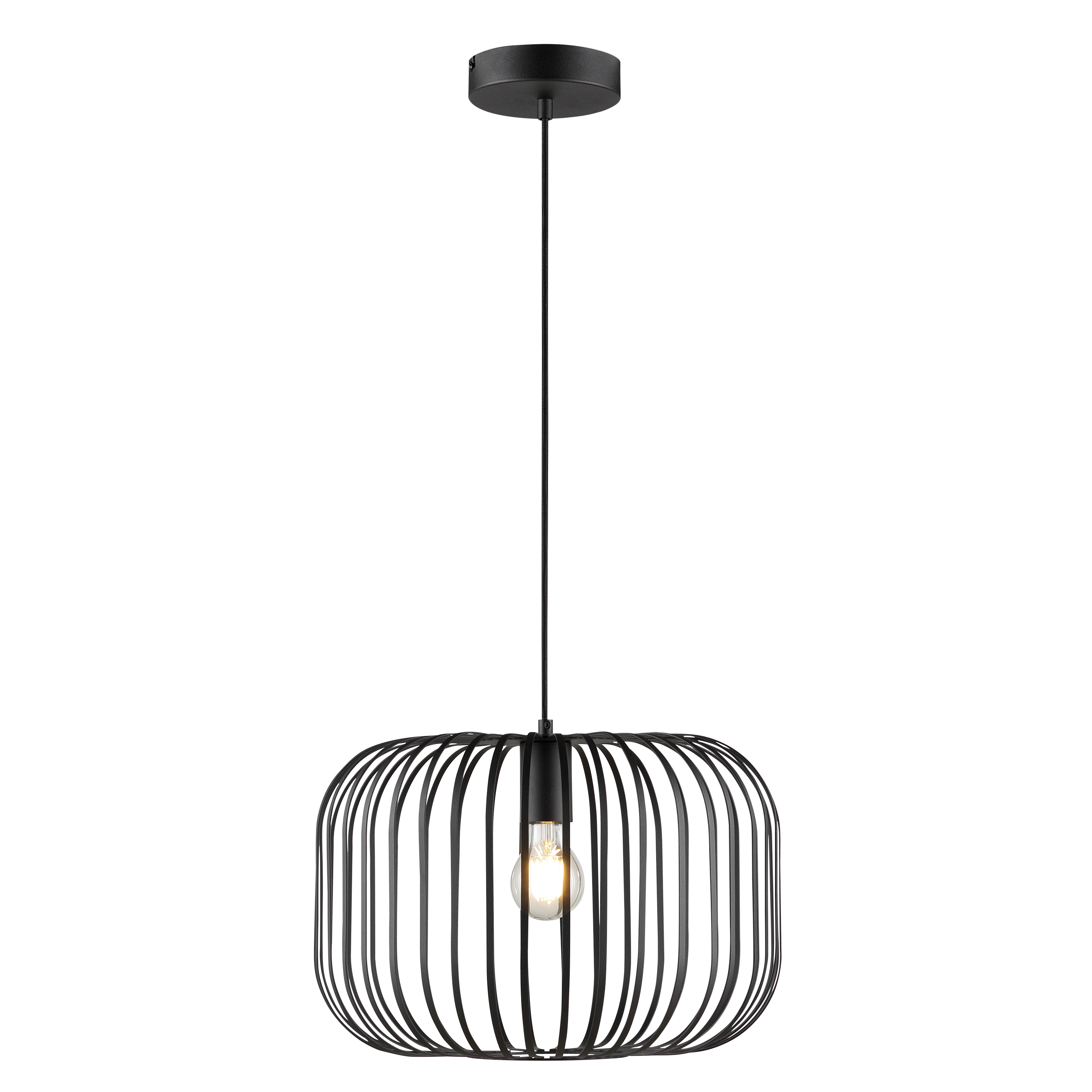 Lampa wisząca Pecan czarna E27 Inspire - 12