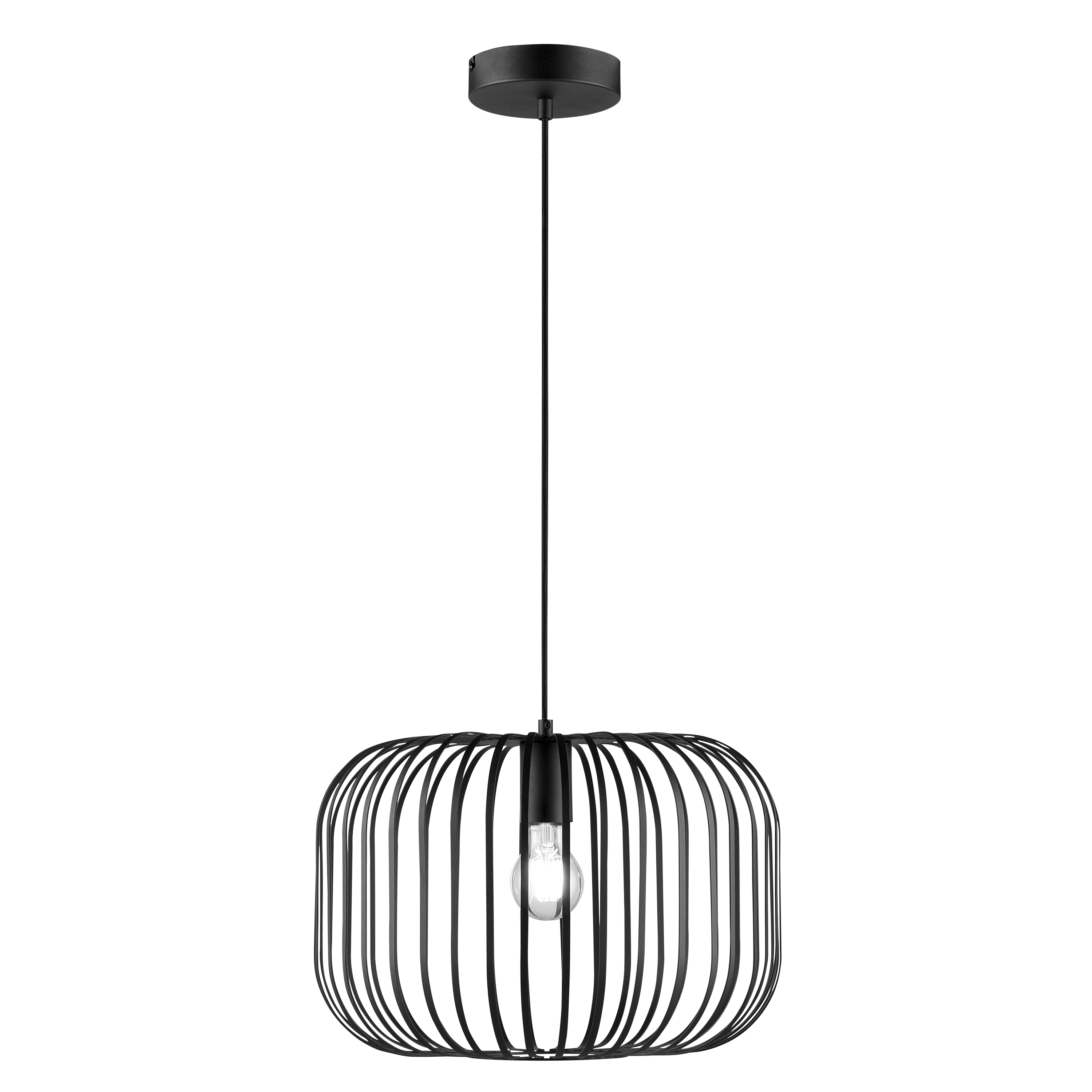 Lampa wisząca Pecan czarna E27 Inspire - 11