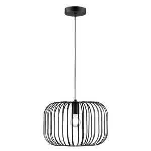 Suspension Pecan metal, acier, noir, Diam.38 cm INSPIRE, E27