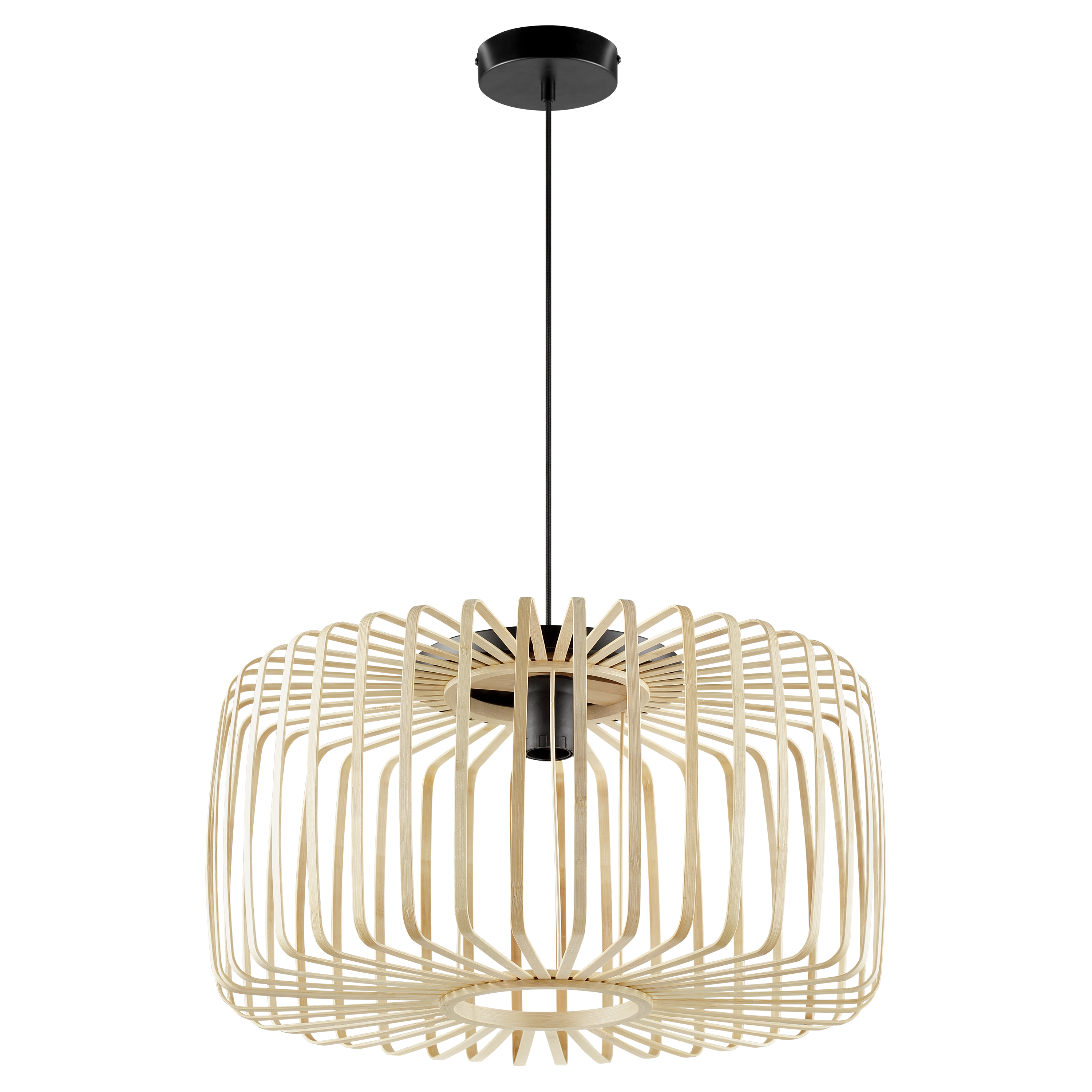 Lampa wisząca Pecan bambus E27 Inspire - 12