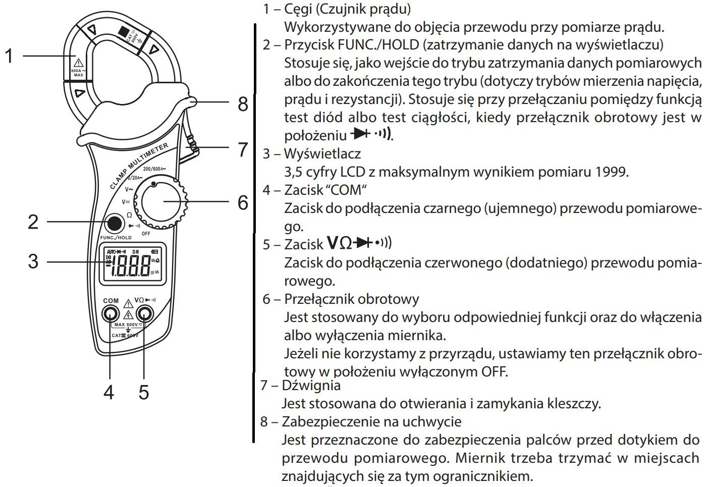 Miernik cęgowy M0305 EMOS
