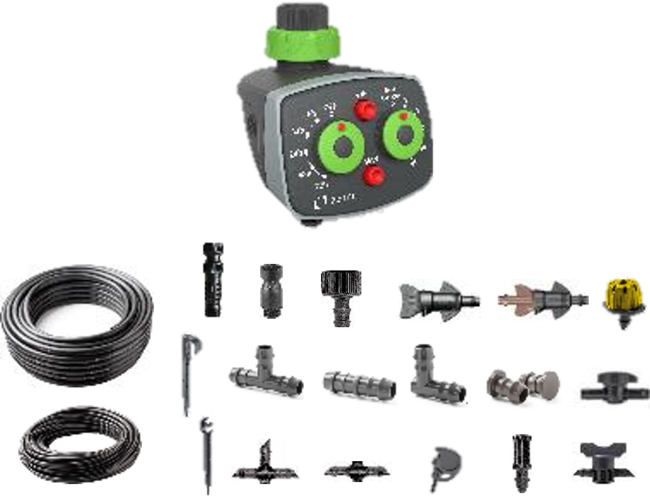 Irrigatore diritto regolabile per tubi irrigazione verto 15g700