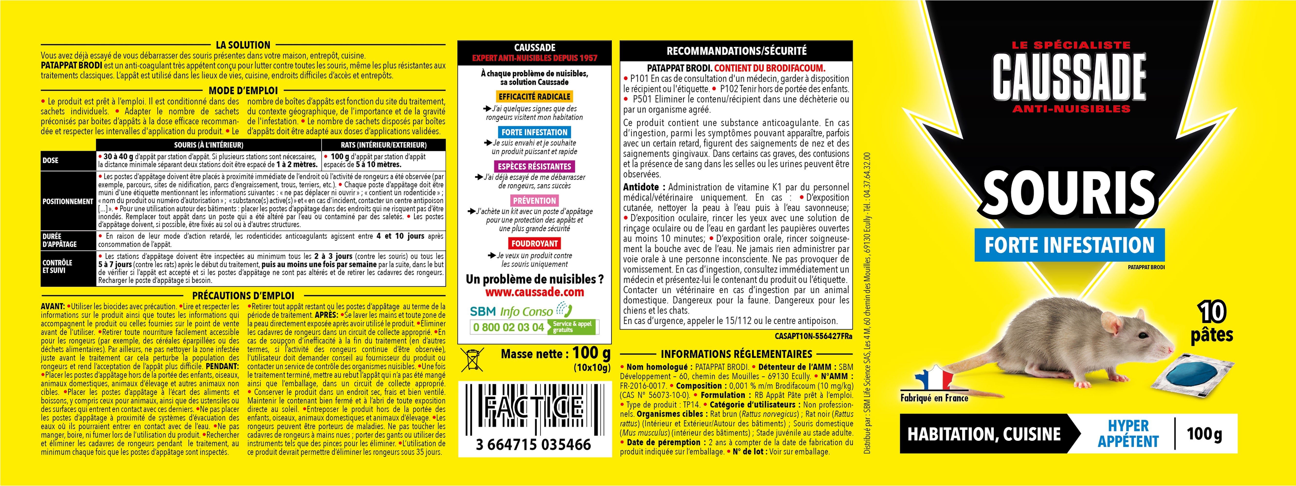 Pâte antisouris CAUSSADE, 100g - 9