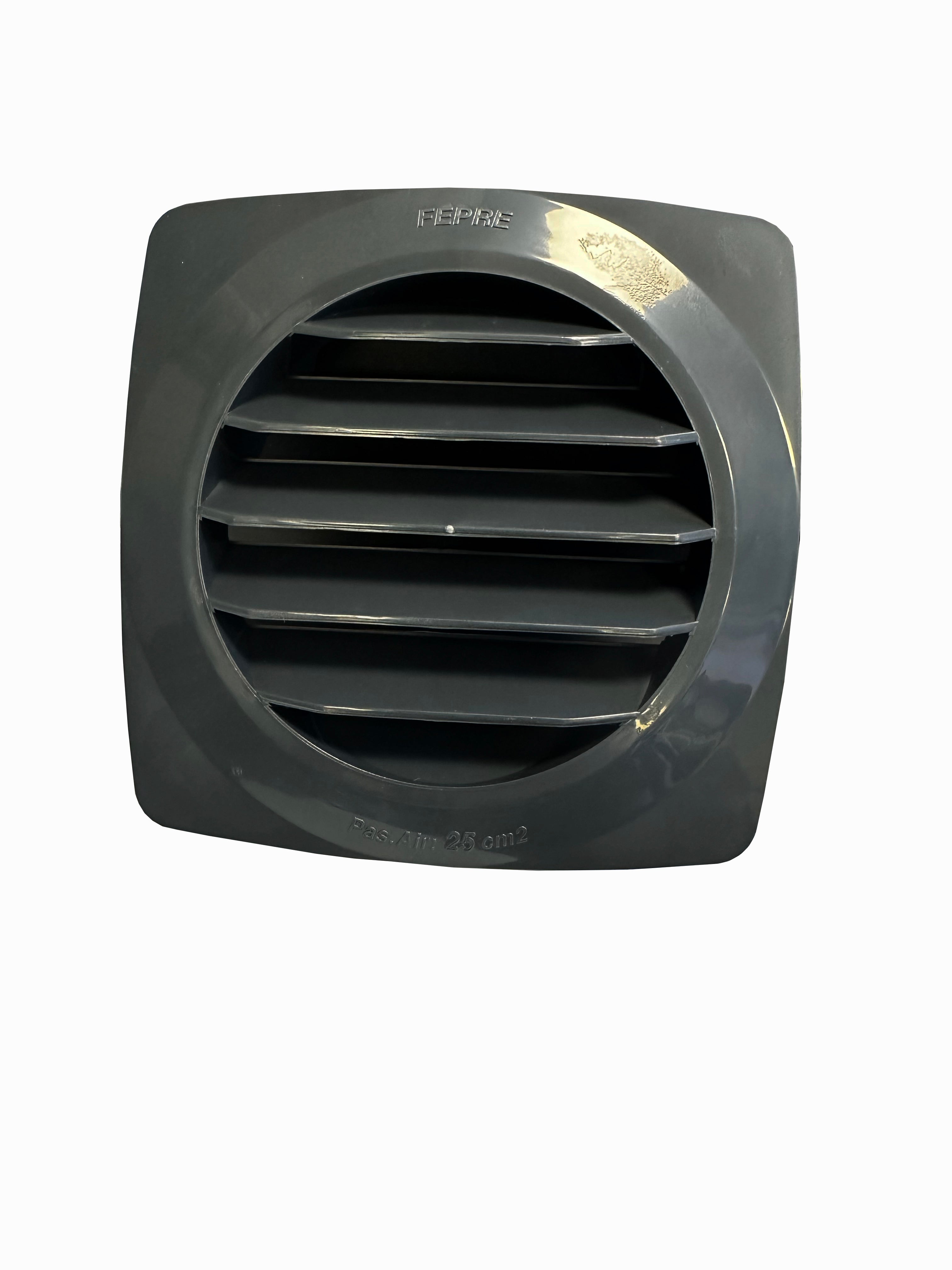 Lot De 2 Grilles D'aération ABS Pour Camping-car - Ventilation Efficace, Légères, Faciles à Installer (noir) - 4