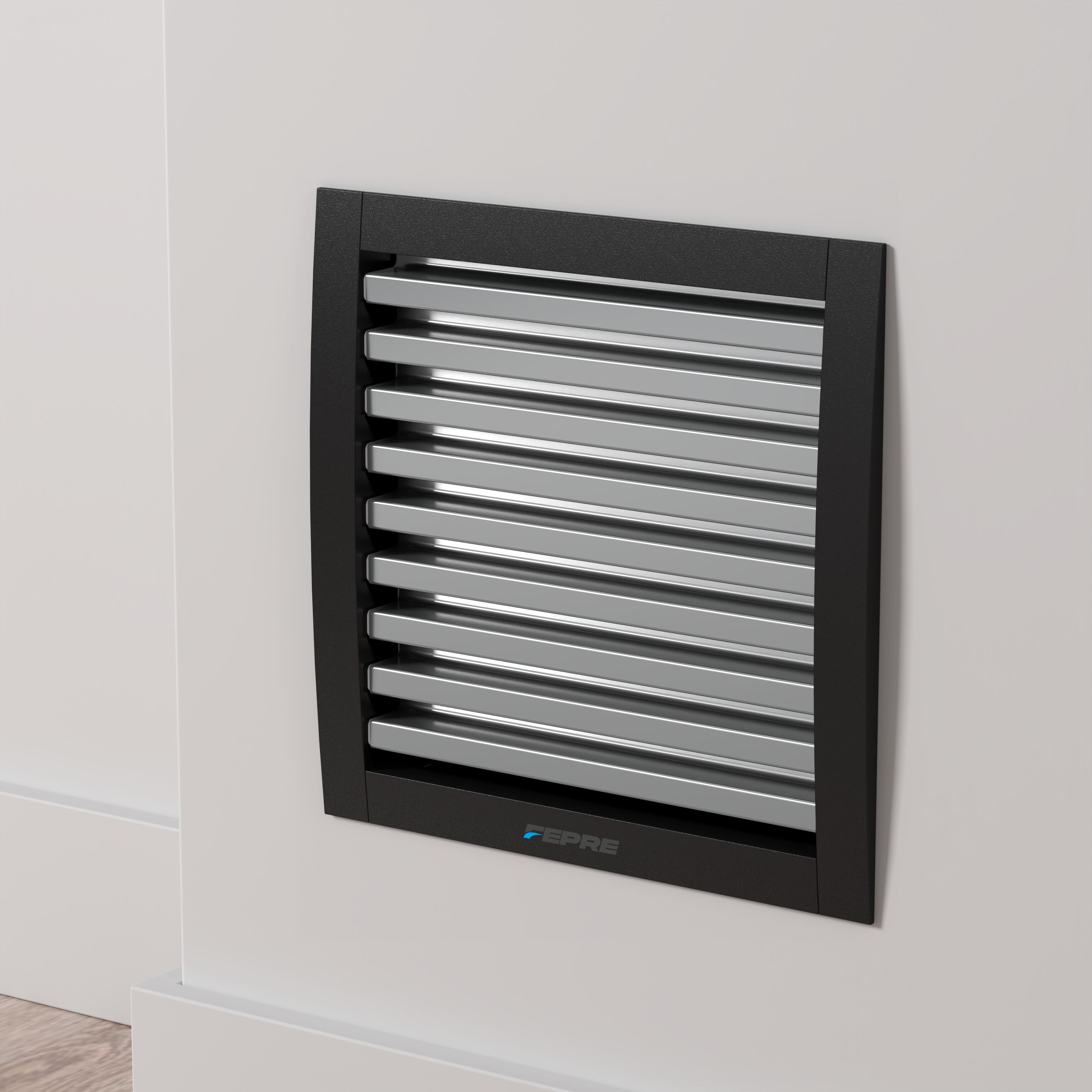 Grilles d'aération aluminium vernis, L.17 x l.17 cm | Leroy Merlin