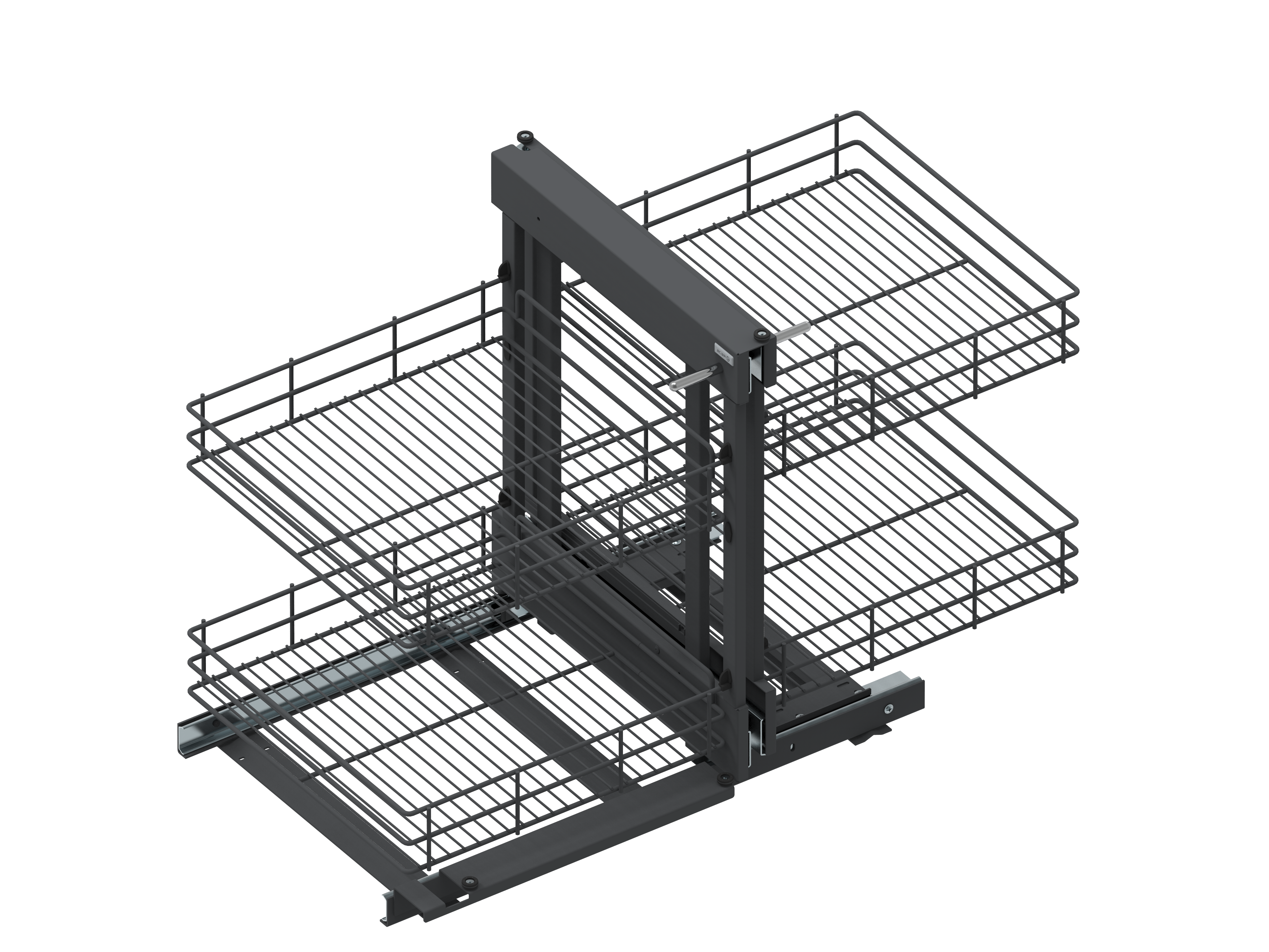 Kosz cargo Maxima Classic Corner Comfort 120 cm lewy grafitowy Rejs