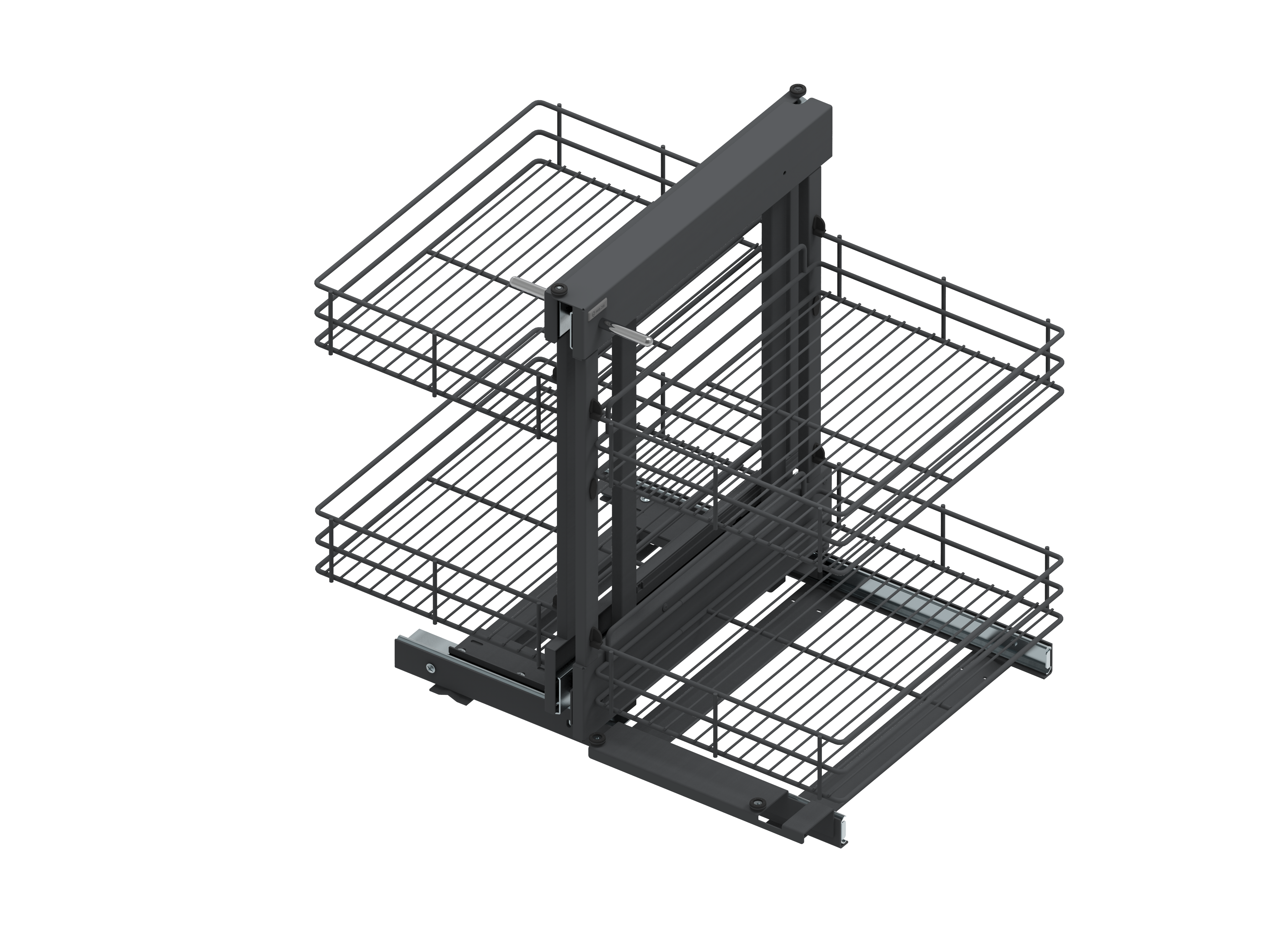Kosz cargo Maxima Classic Corner Comfort 100 cm prawy grafitowy Rejs