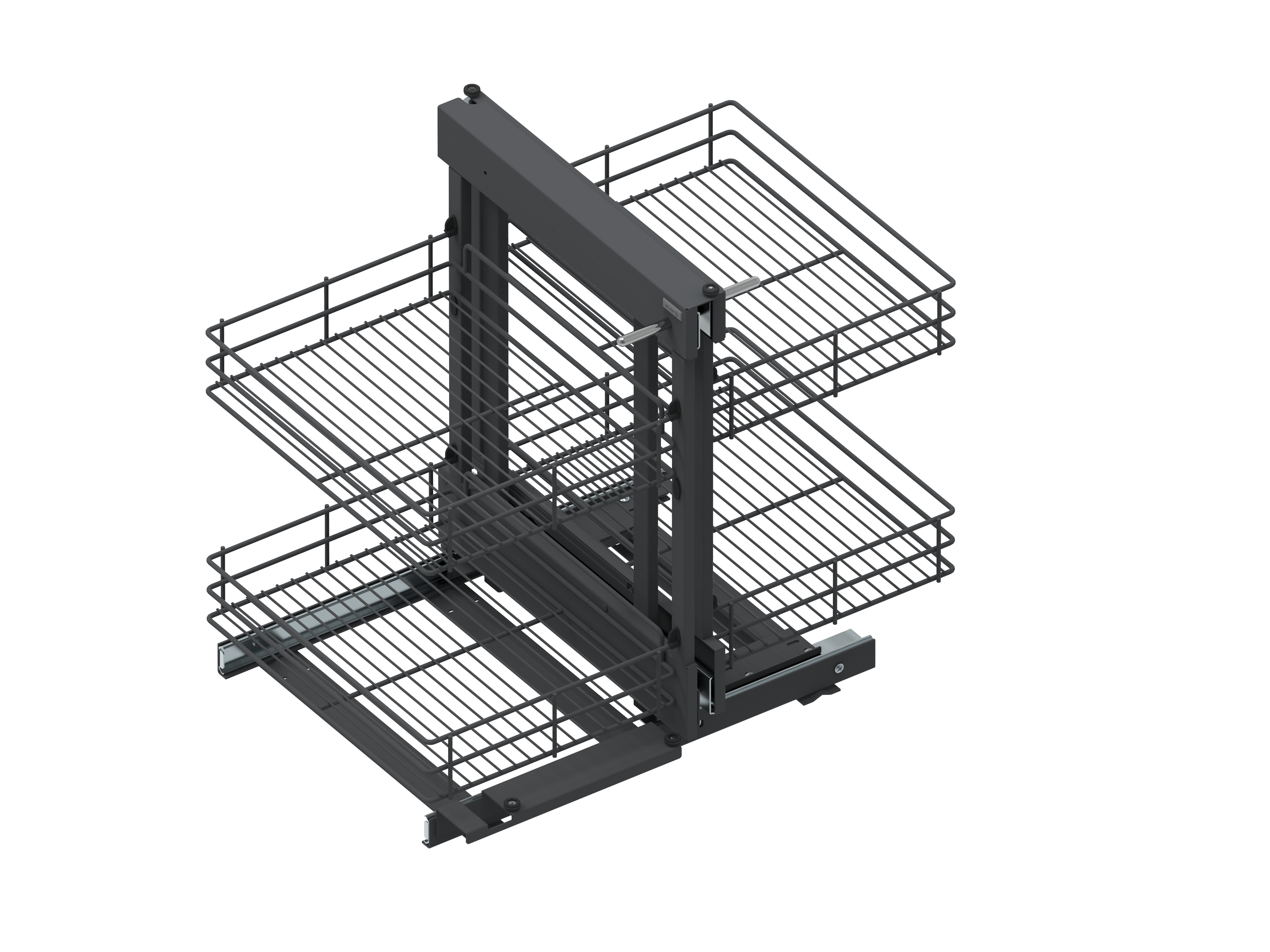 Kosz cargo Maxima Classic Corner Comfort 100 cm lewy grafitowy Rejs