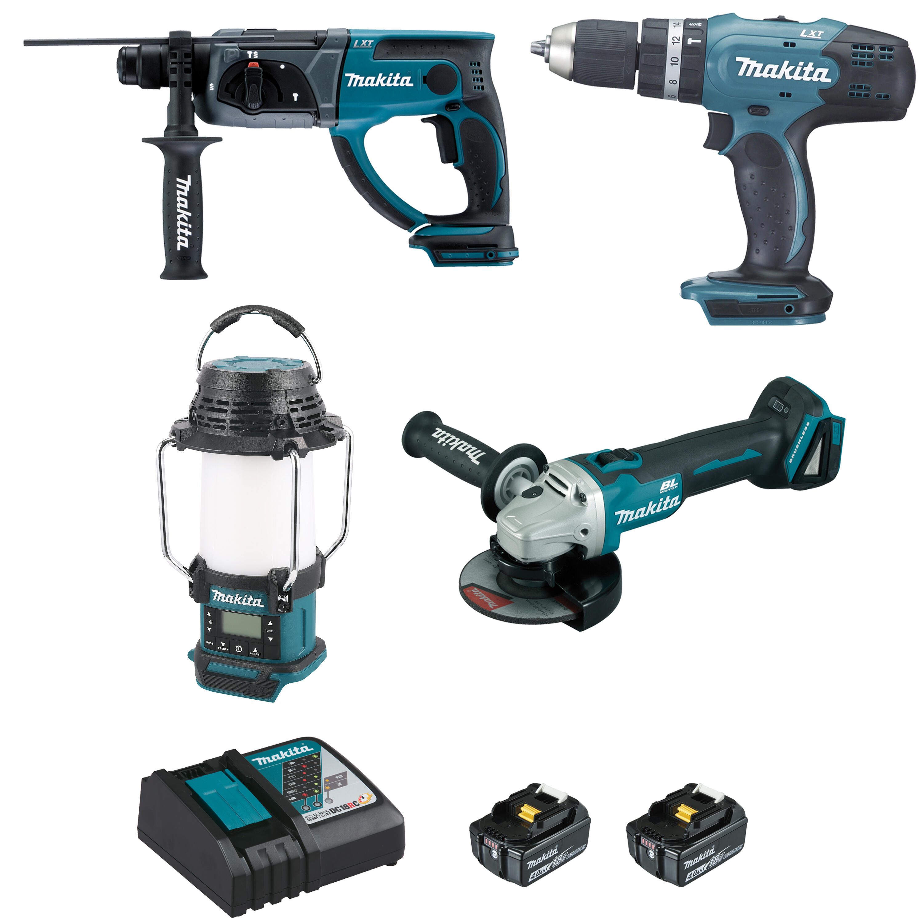 Lot De 4 Outils Makita Sans Fil – DDF484, HP330D, D'occasion, Fonctionnels, 18V