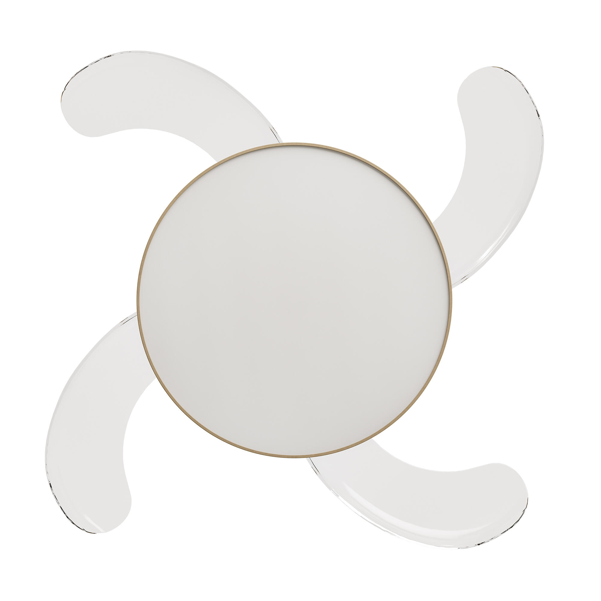 Ventilador de techo con luz silencioso DC 24W con mando ø91 cm Beatriz ARTE CONFORT blanco luz CCT 4 aspas retráctiles tipo lámpara| 6 velocidades| modo verano/invierno| temporizador| brisa| recomendado para <13m² - 14