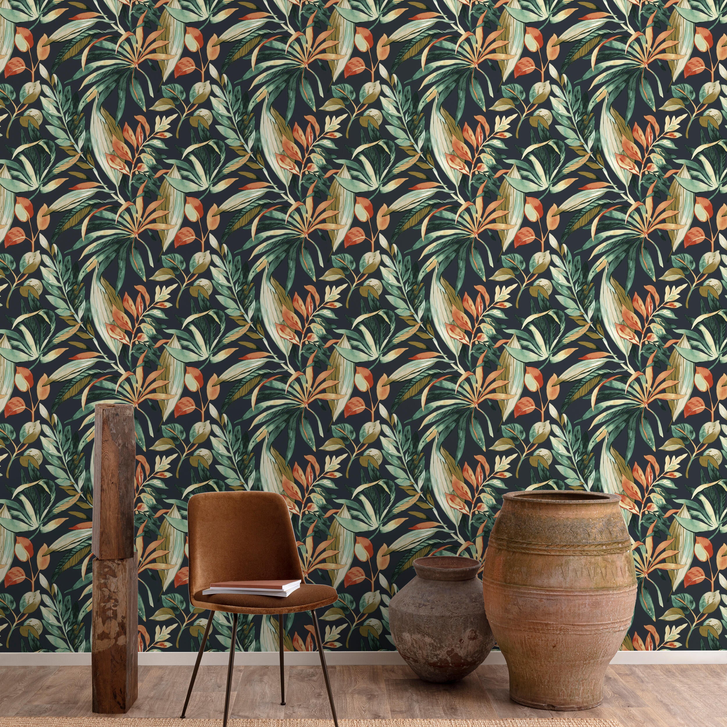 Papier Peint - Palms Panorama 300x250cm - Intissé